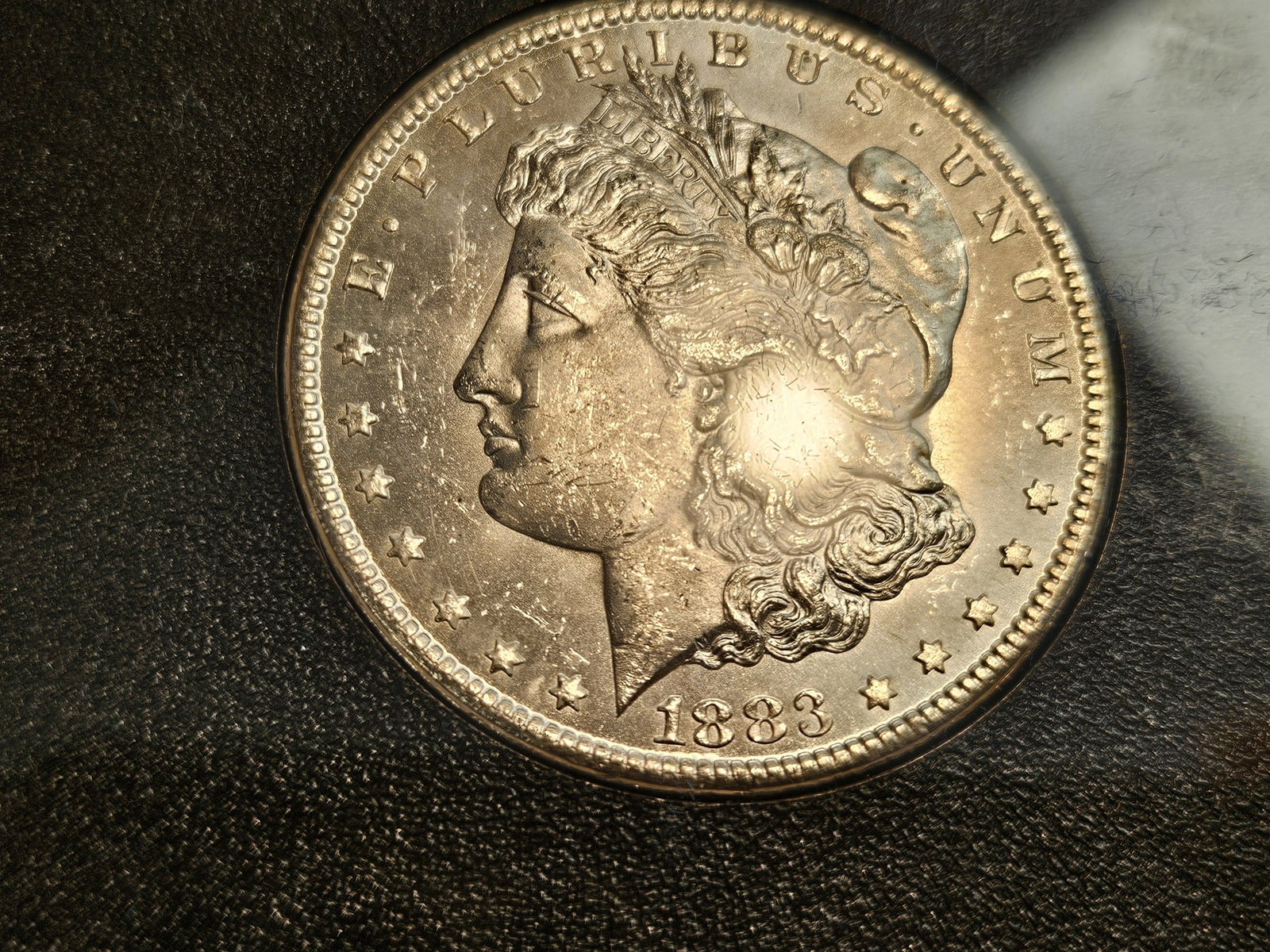 ** KEY DATE ** GSA 1883-CC Morgan Dollar in Very Choice Brilliant Uncirculated - 3