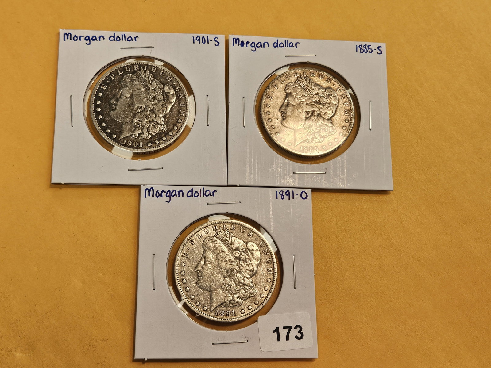 Three Better Date Morgan Silver Dollars - 2