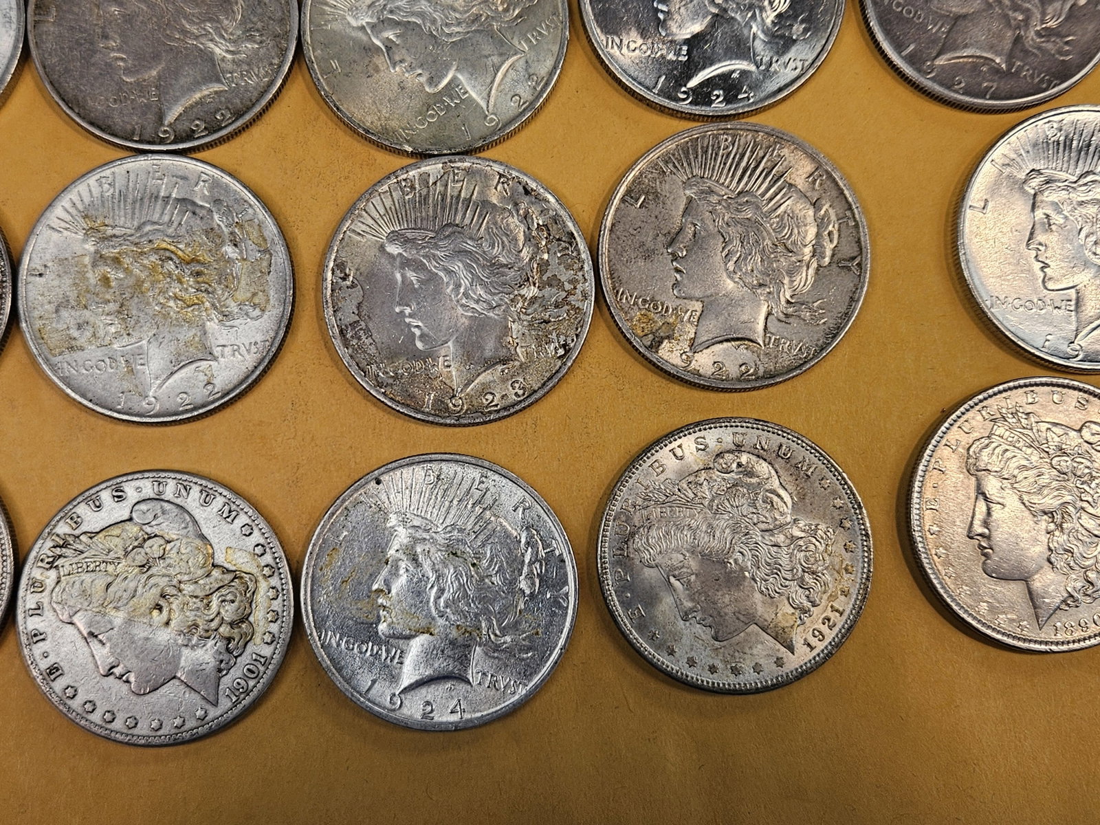 ** FULL ROLL ** Twenty Silver Dollars - 6
