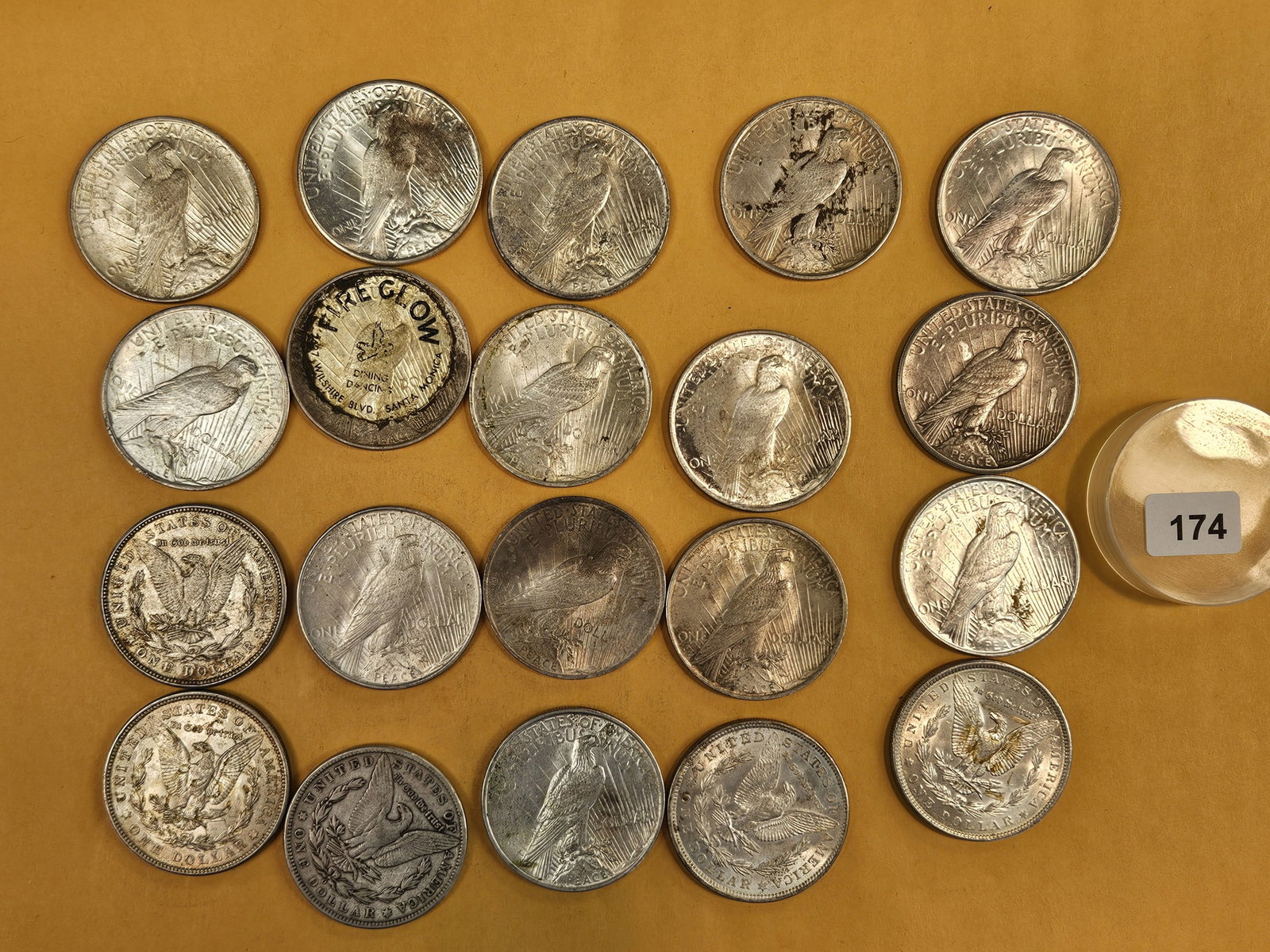 ** FULL ROLL ** Twenty Silver Dollars - 8