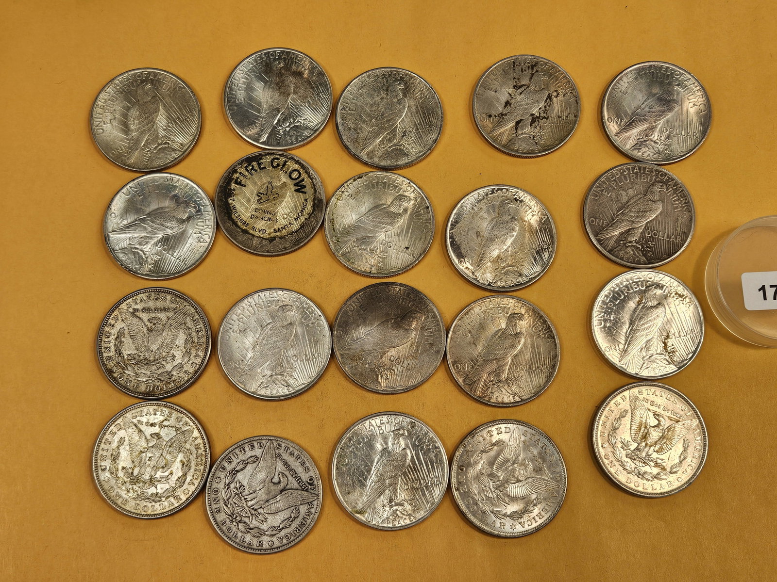 ** FULL ROLL ** Twenty Silver Dollars - 9