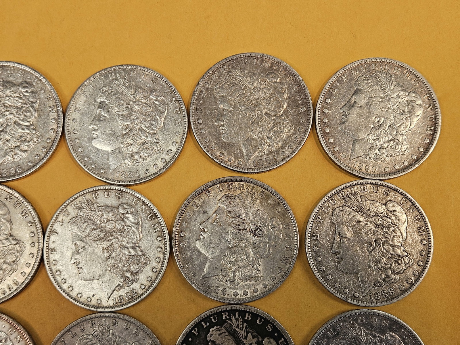 ** FULL ROLL ** Twenty Morgan Silver Dollars - 3