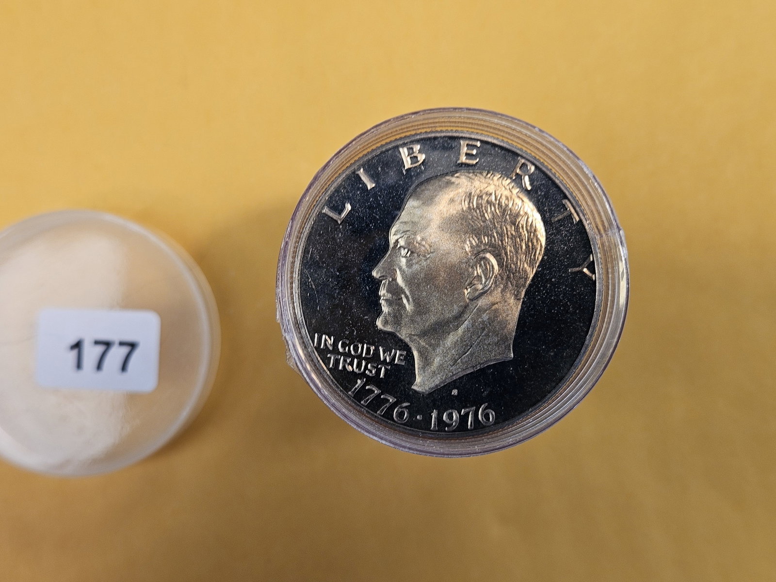 Nearly a full roll of Proof Eisenhower Dollars - 2