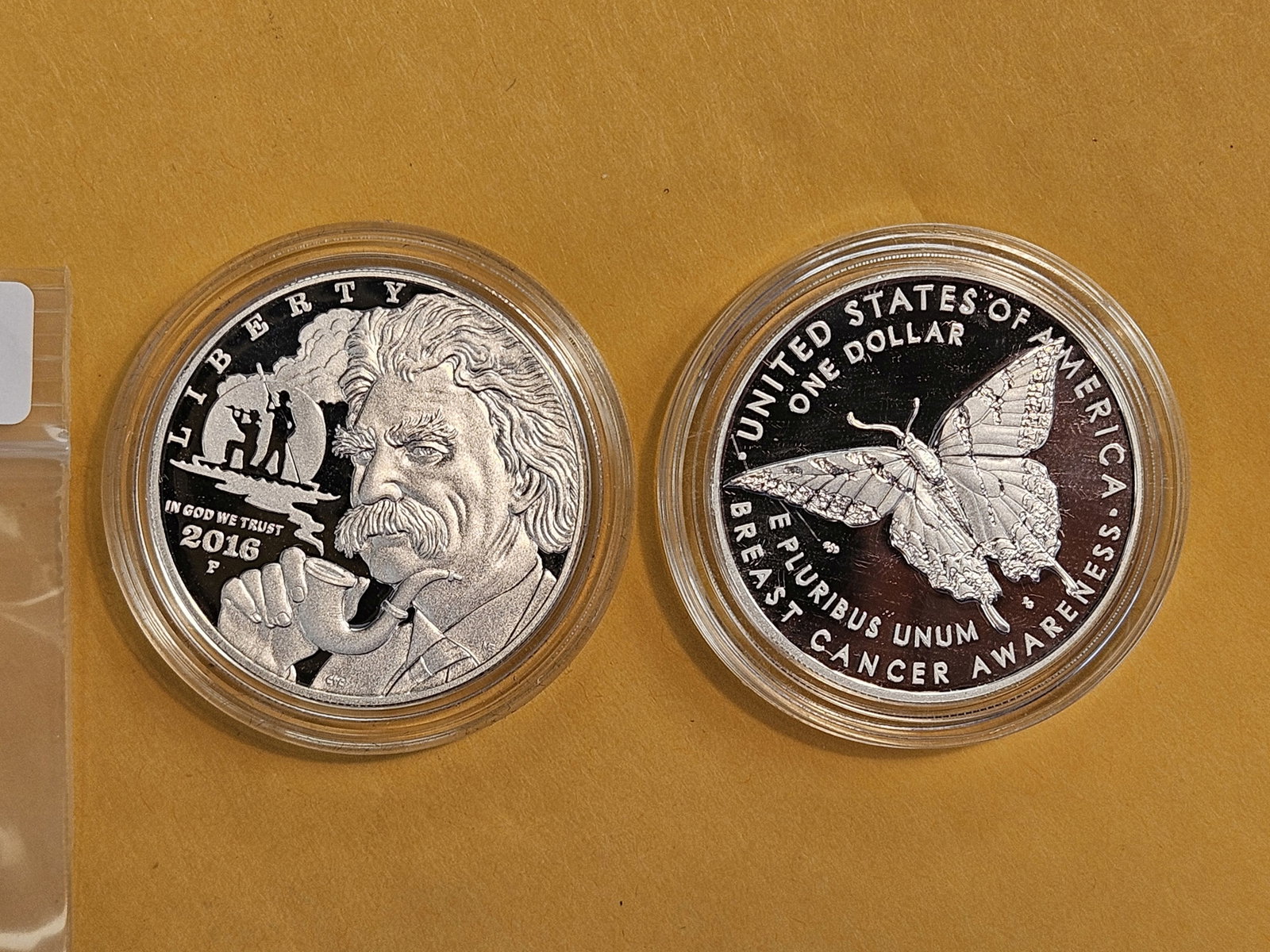 Two GEM Proof Deep Cameo Commemorative silver Dollars - 5