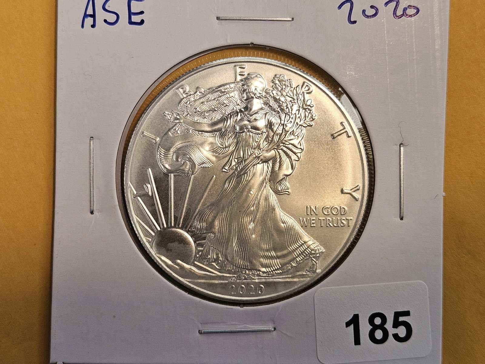 GEM Brilliant Uncirculated 2020 American Silver Eagle: Roll fresh