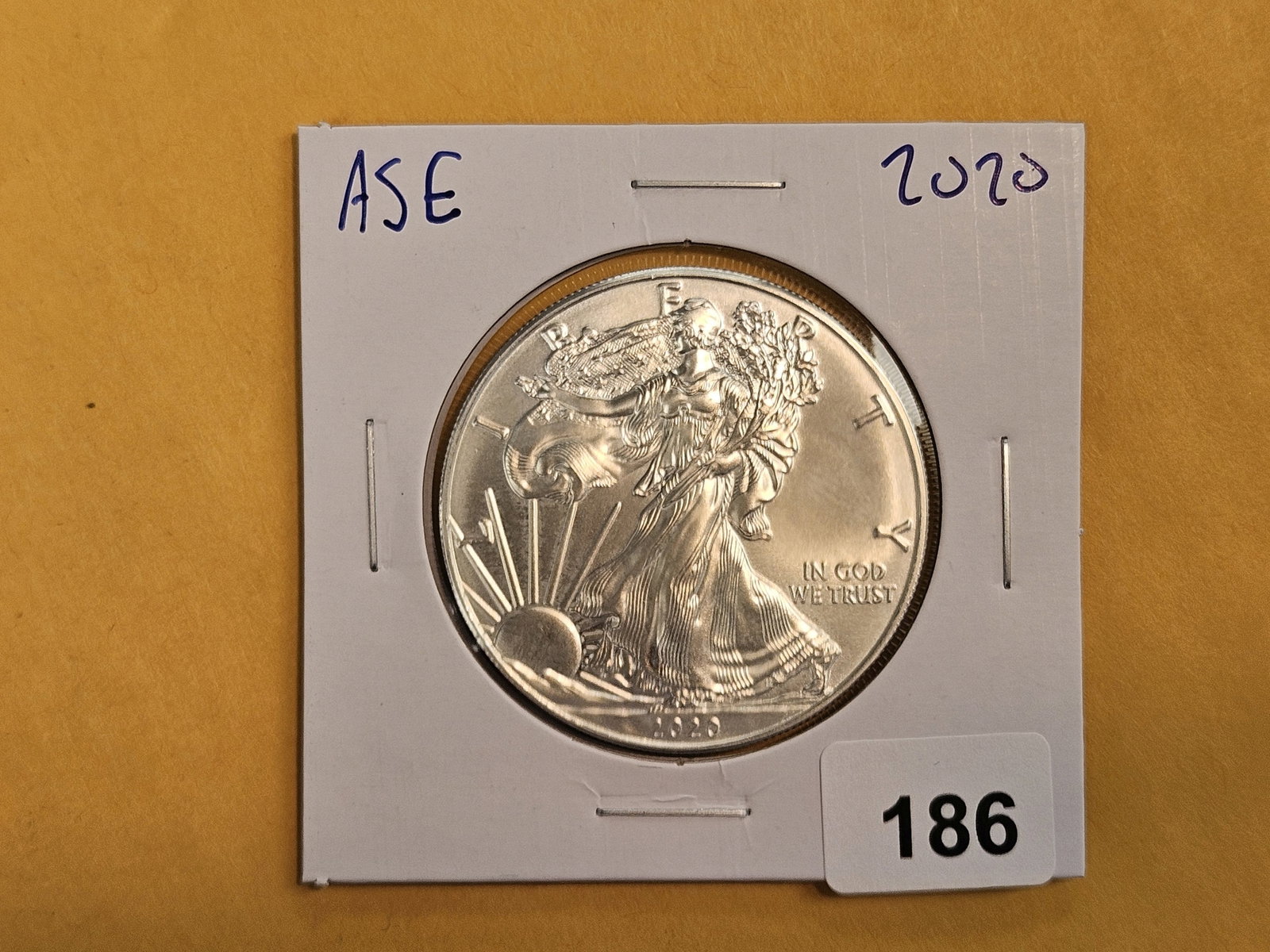GEM Brilliant Uncirculated 2020 American Silver Eagle: Roll fresh
