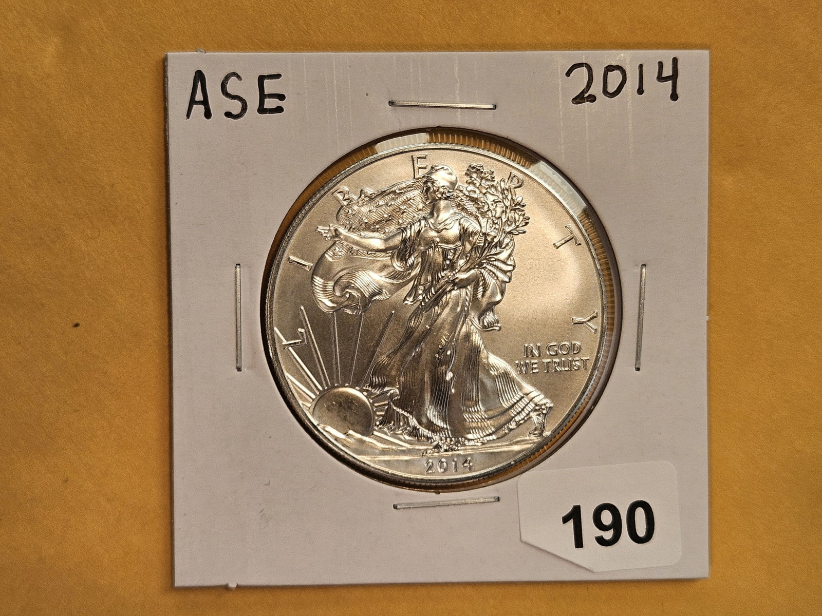 GEM Brilliant Uncirculated 2014 American Silver Eagle (1 of 2)