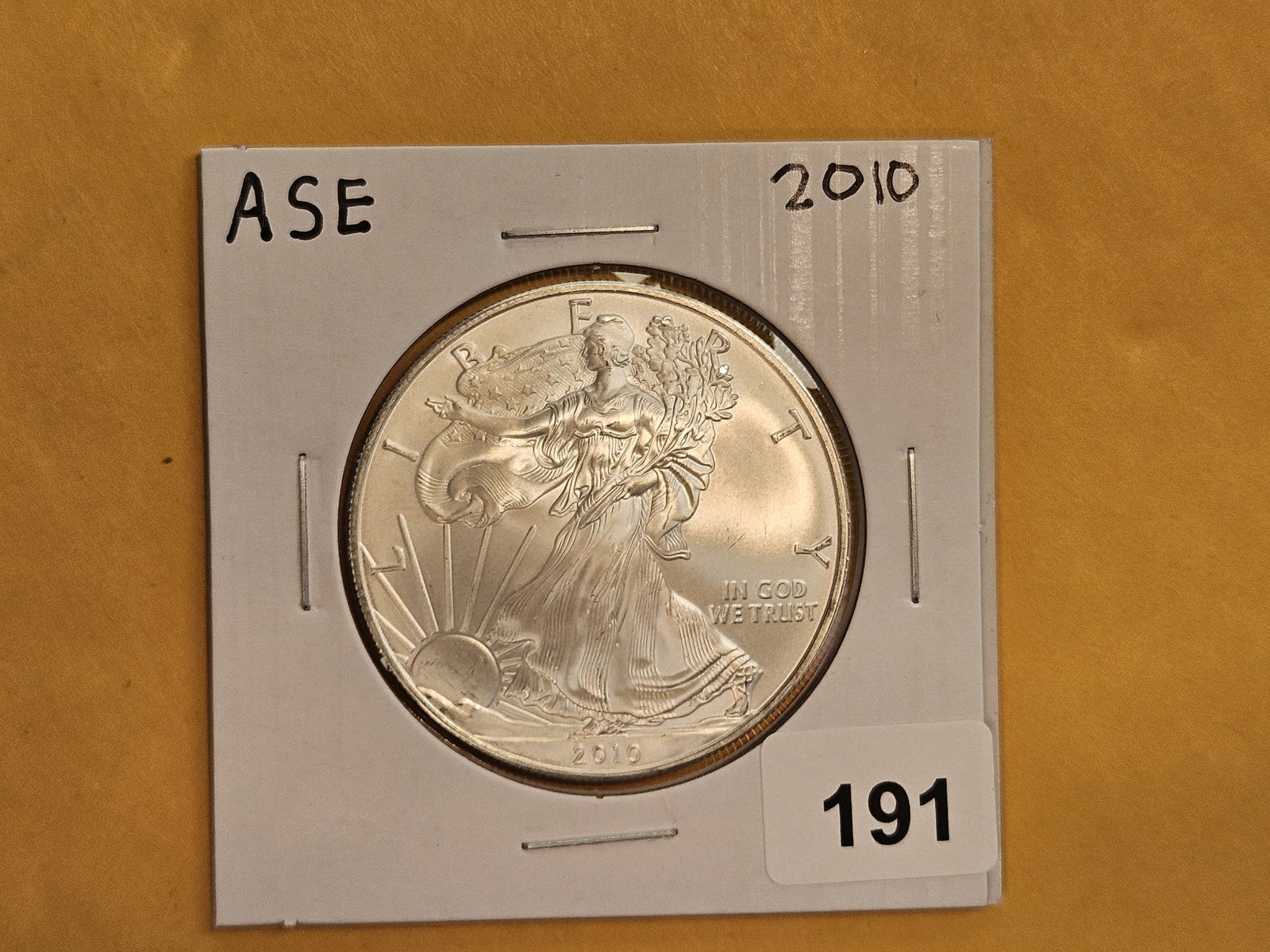 GEM Brilliant Uncirculated 2010 American Silver Eagle (1 of 2)