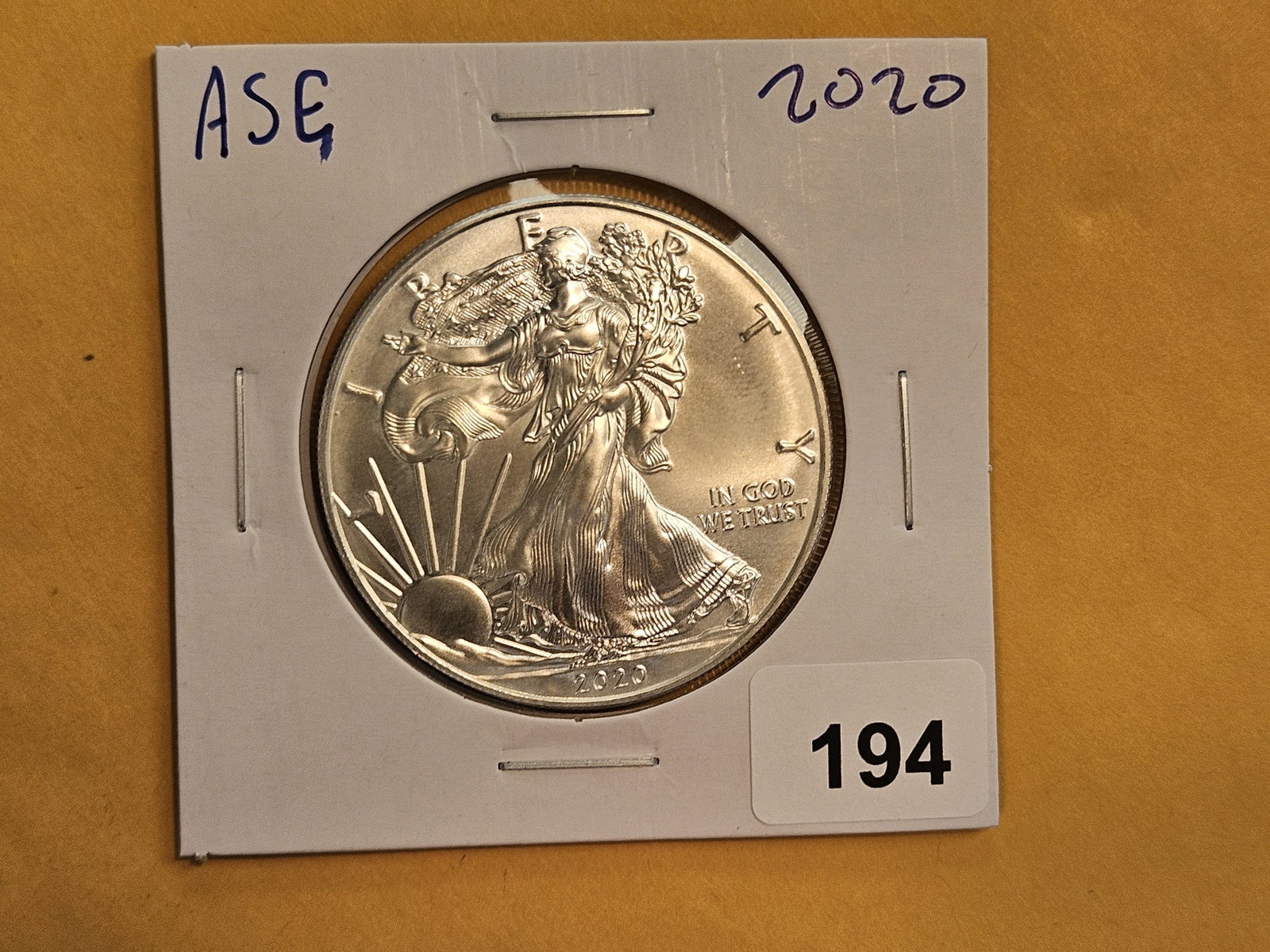 GEM Brilliant Uncirculated 2020 American Silver Eagle: Roll fresh