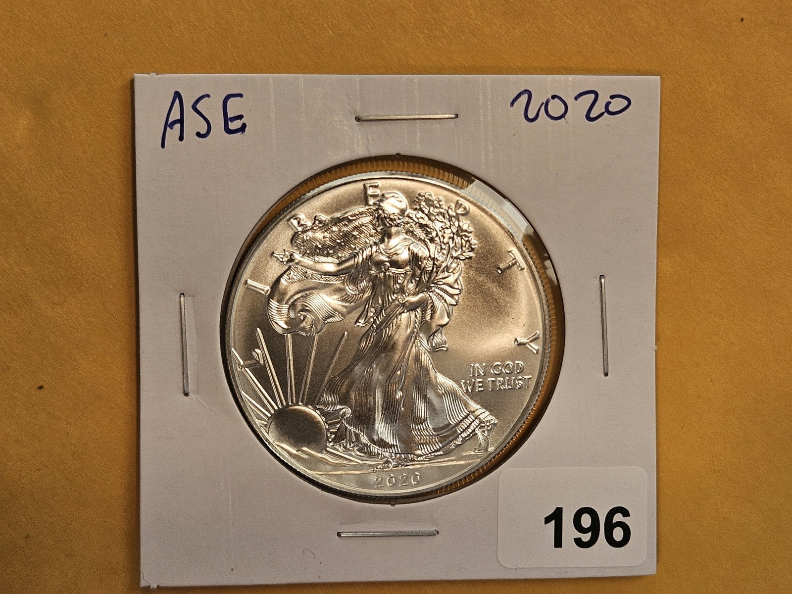 GEM Brilliant Uncirculated 2020 American Silver Eagle (1 of 2)