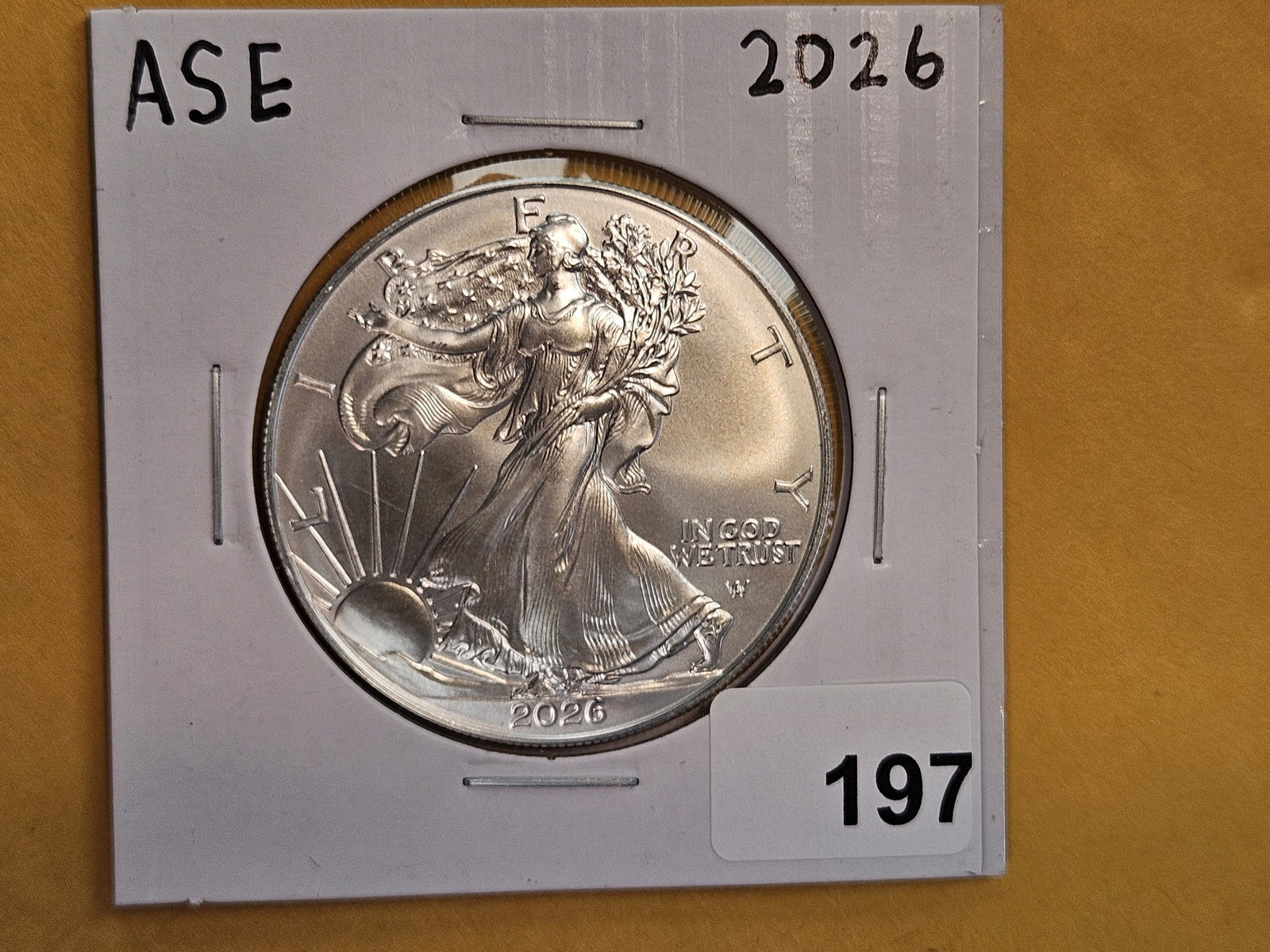 GEM Brilliant Uncirculated 2026 American Silver Eagle: Current Year