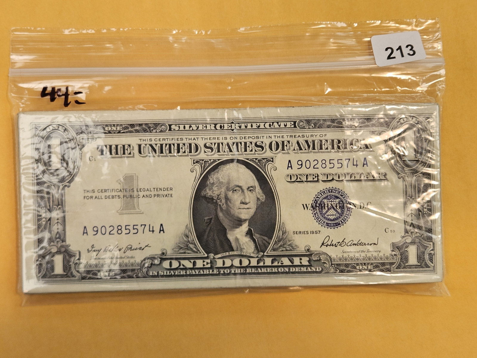 Forty-Four One Dollar Silver Certificates (1 of 2)