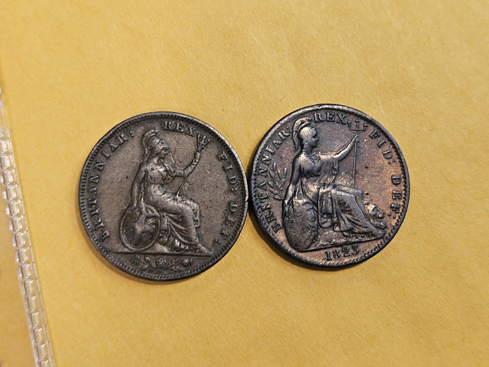 Two George III Great Britain farthings in Very Fine - 4