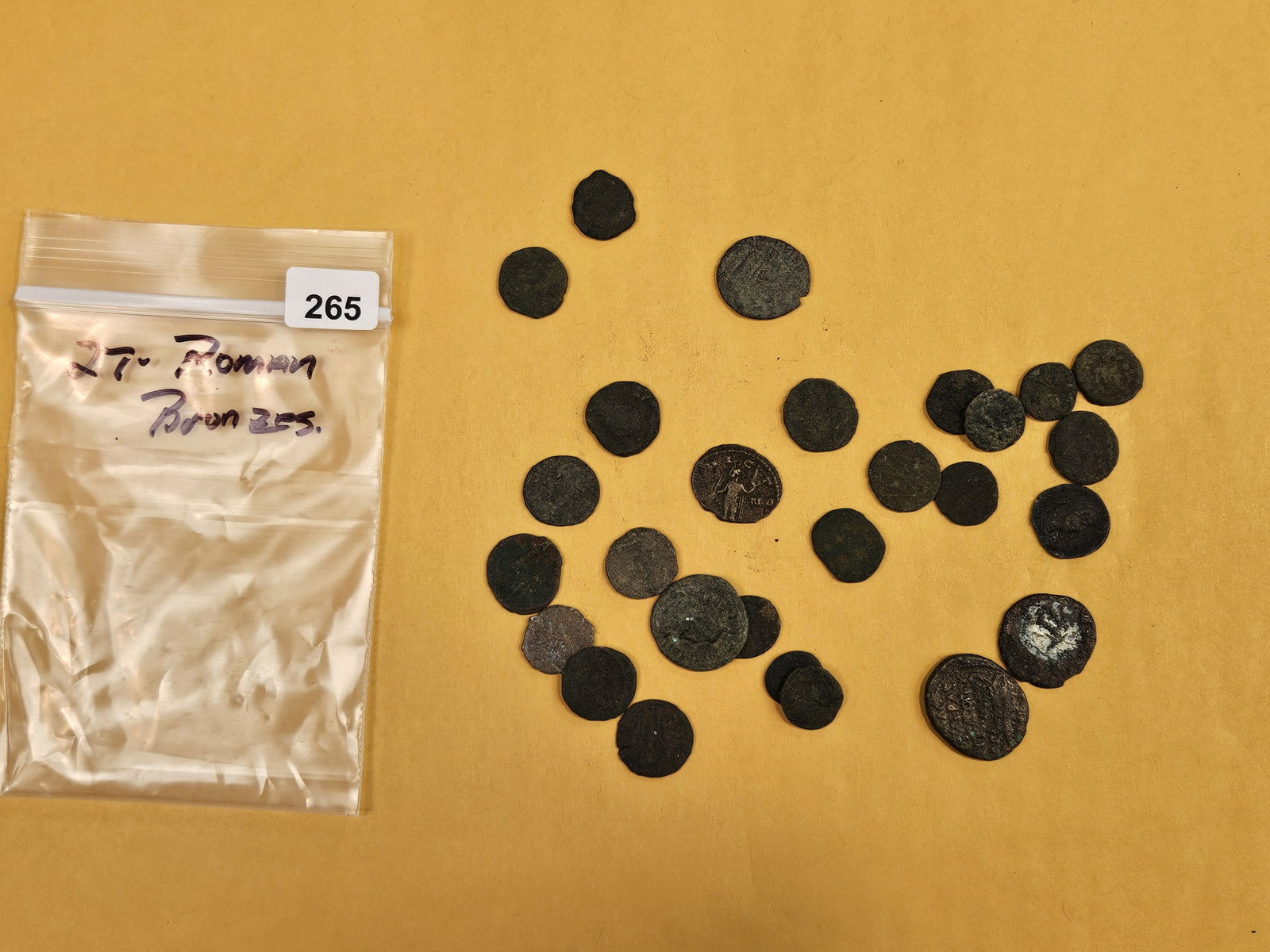 ANCIENTS! Twenty-seven mixed Roman Bronze coins: Nice mix