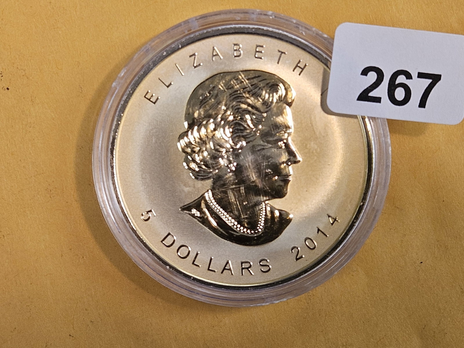 GEM 2014 Canada silver 5 dollars (1 of 4)