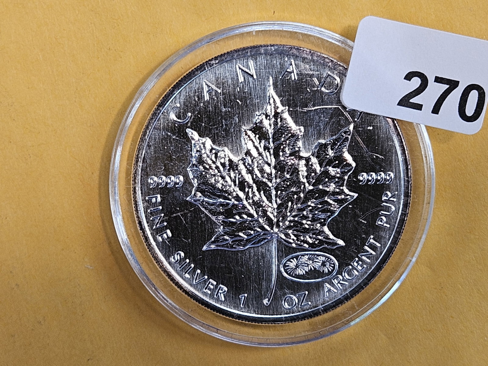 GEM 1999-2000 Canada silver 5 dollars: Millenium Fireworks privy