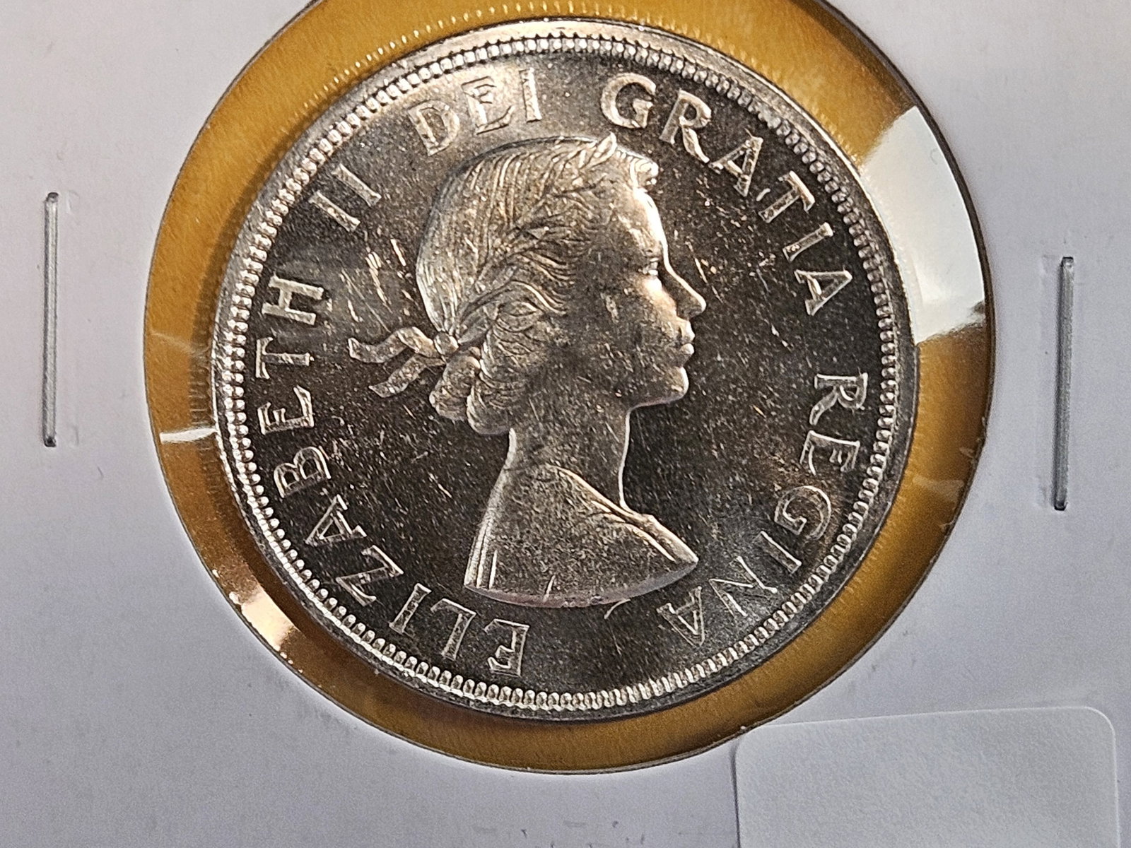 GEM Brilliant Uncirculated 1964 Canada silver Dollar: Roll fresh