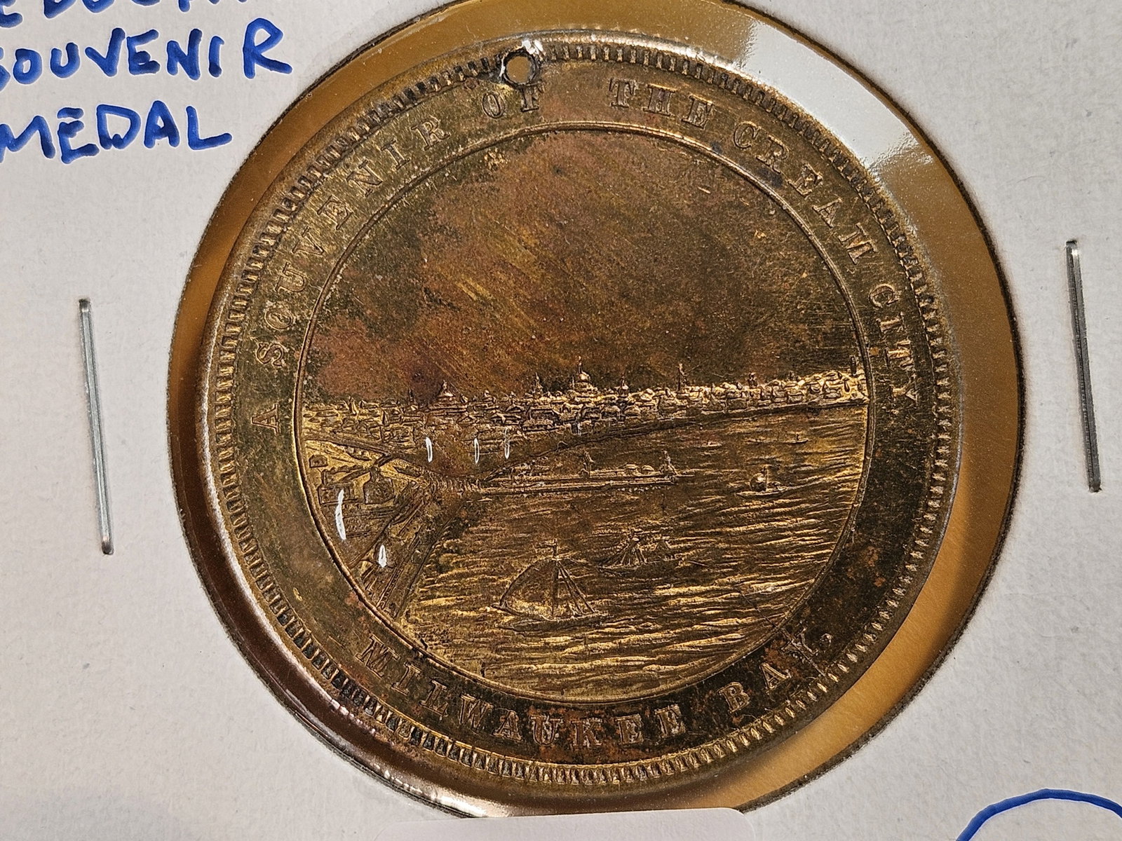 Choice Uncirculated Prooflike 1897 Milwaukee Bay Medal (1 of 14)