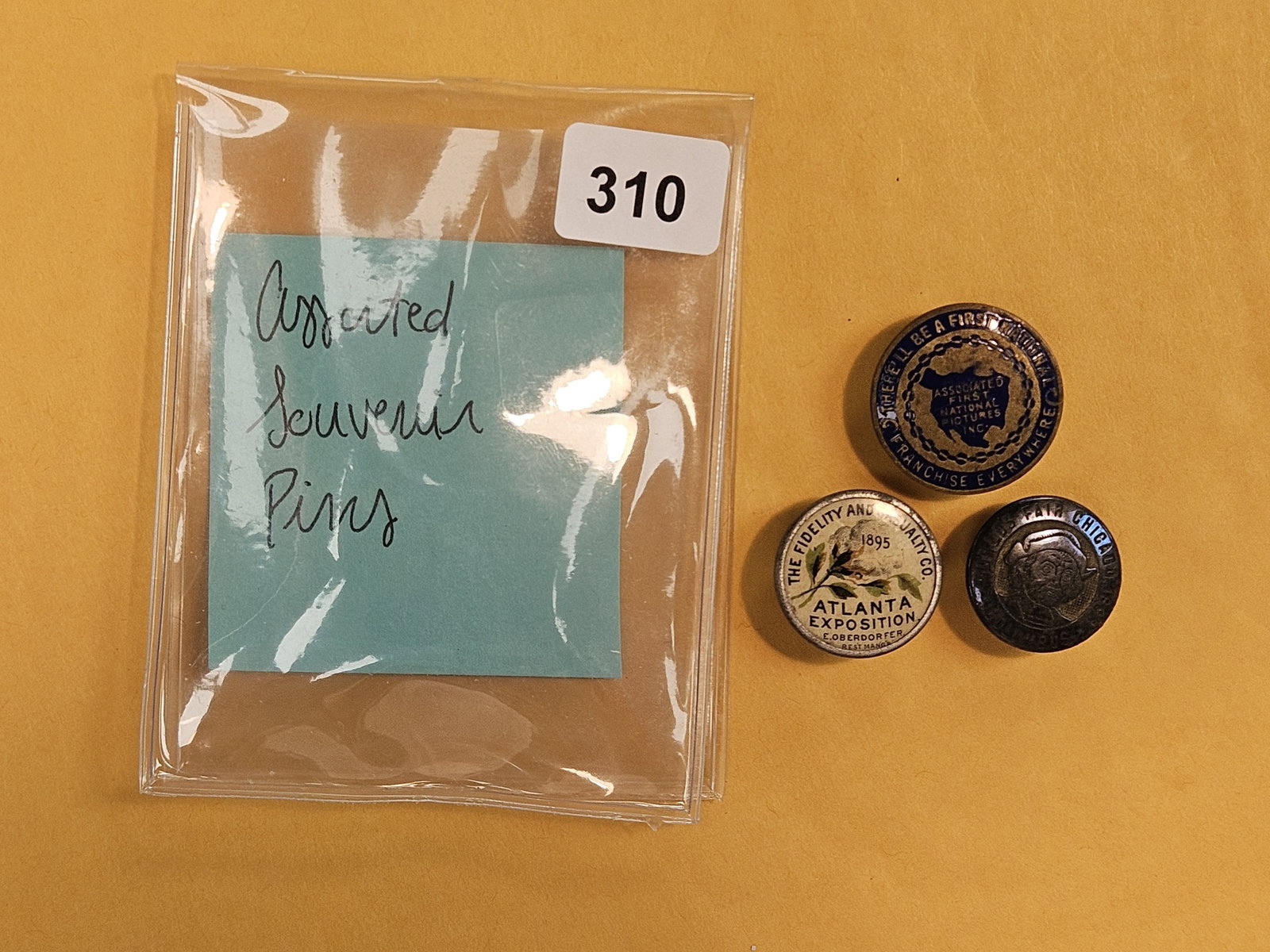 Three Vintage, very cool, Souvenir pins (1 of 6)