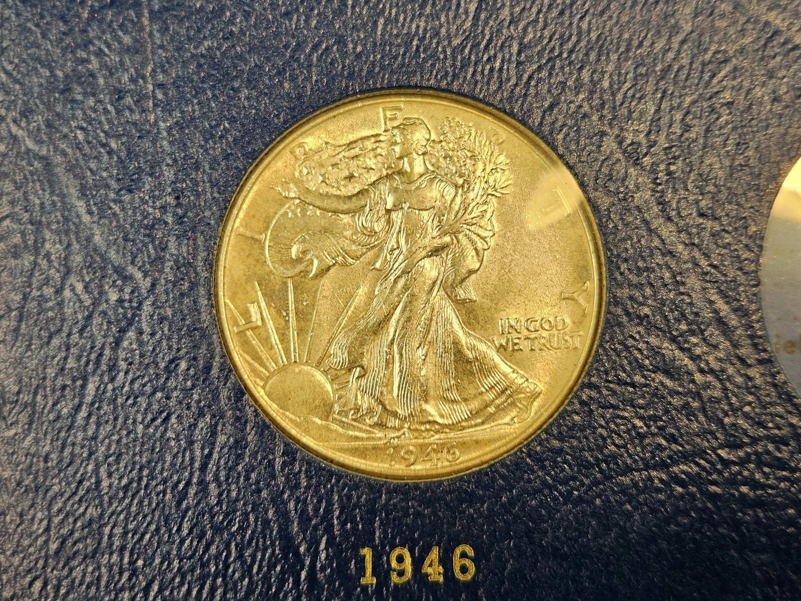 Mostly complete 1941 - 1947 Walking Liberty silver Half Dollar set - 14