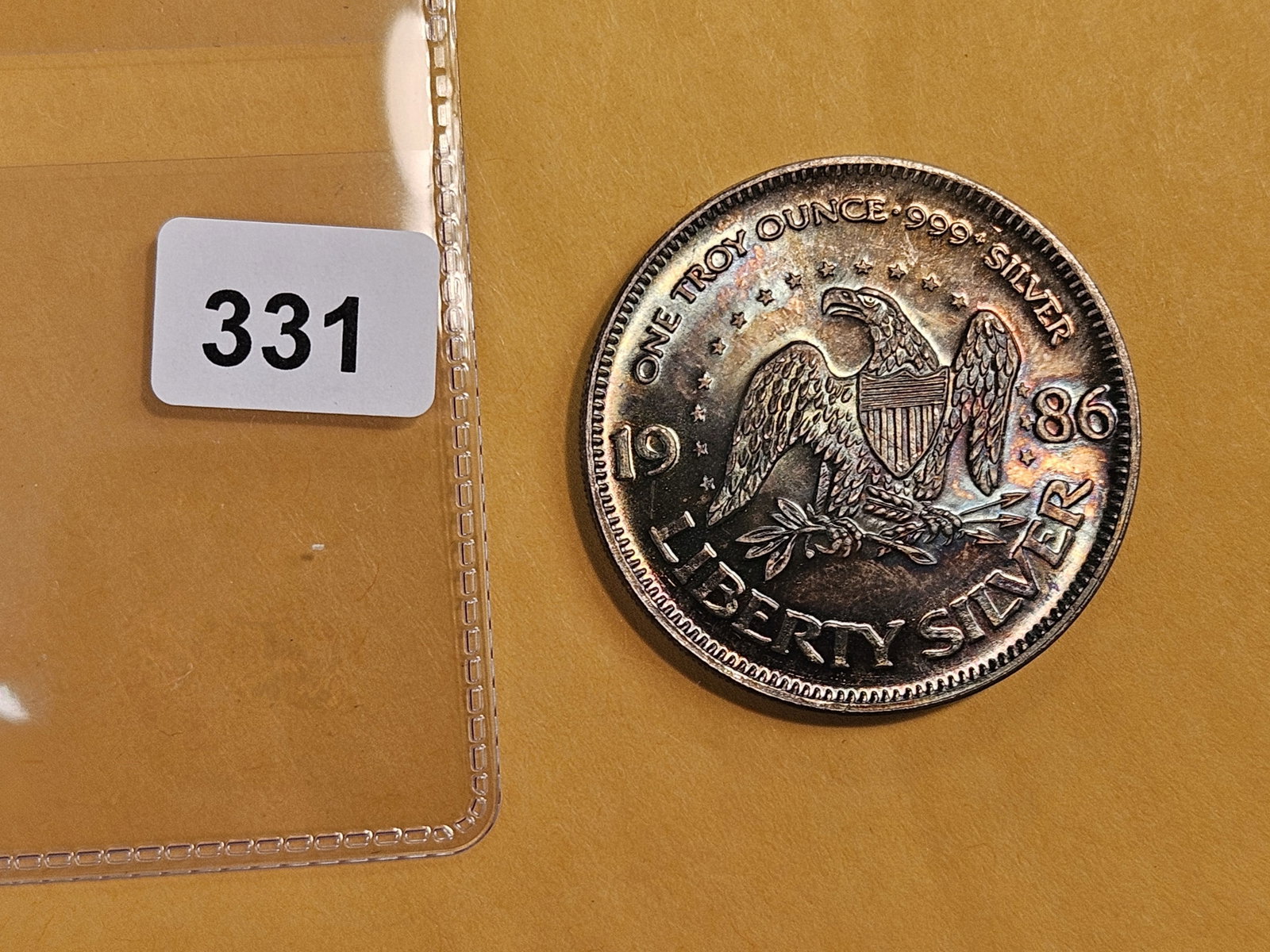 One Troy ounce .999 fine silver art round - 2