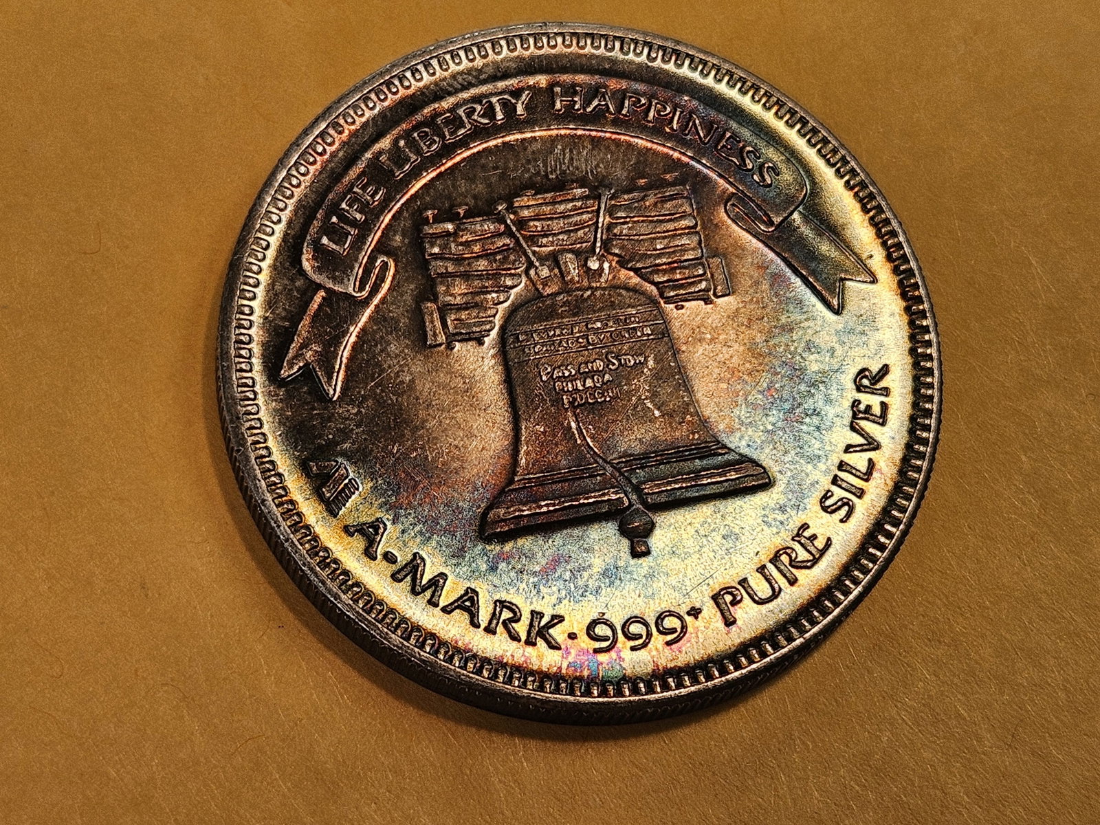 One Troy ounce .999 fine silver art round - 6