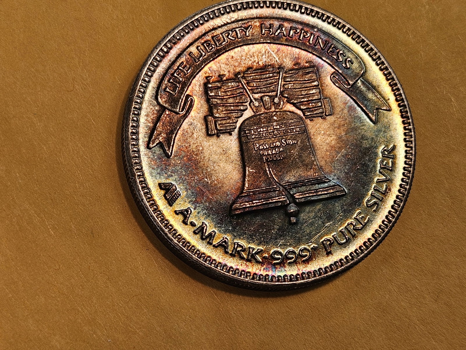 One Troy ounce .999 fine silver art round - 7