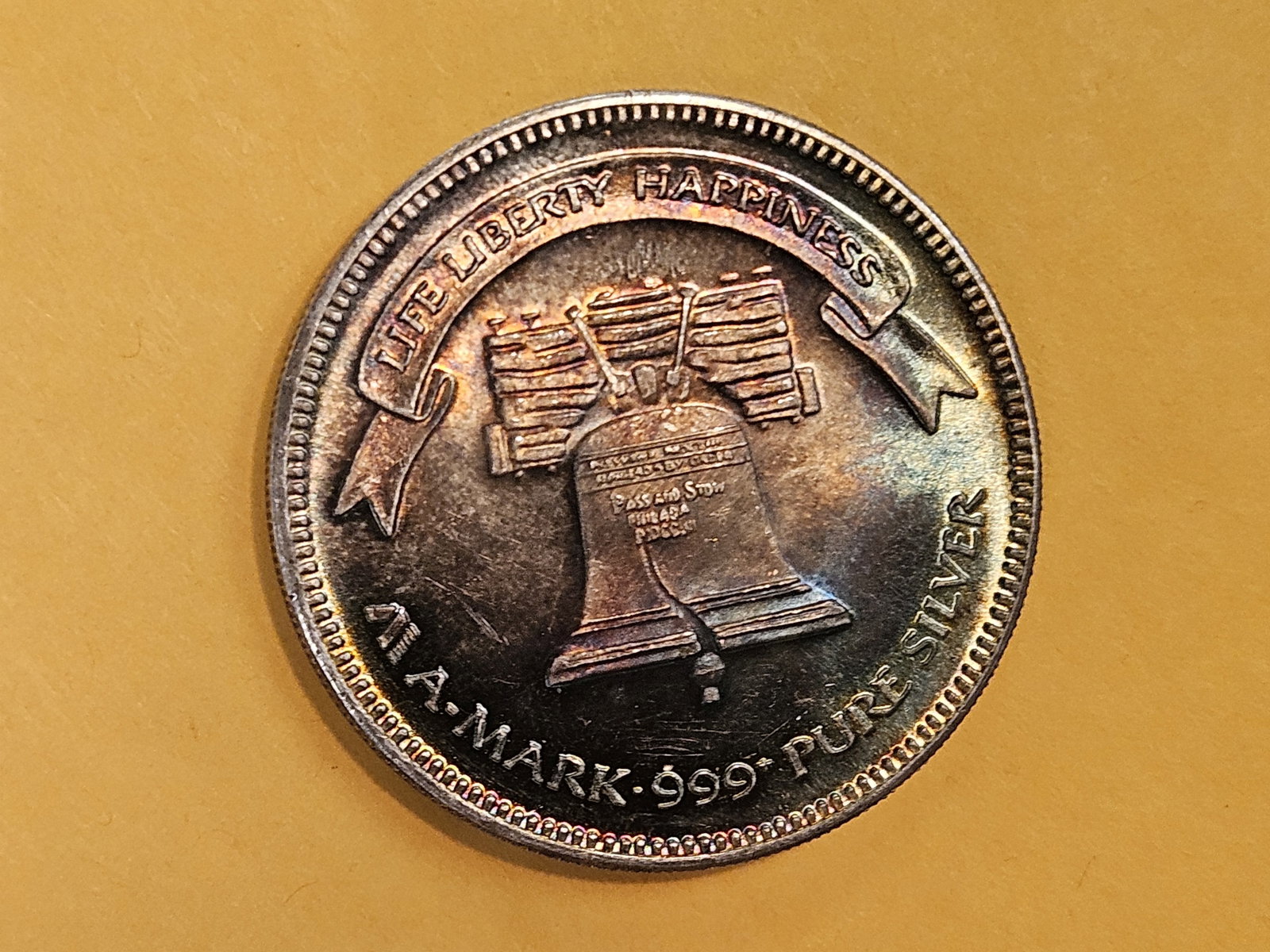 One Troy ounce .999 fine silver art round - 8