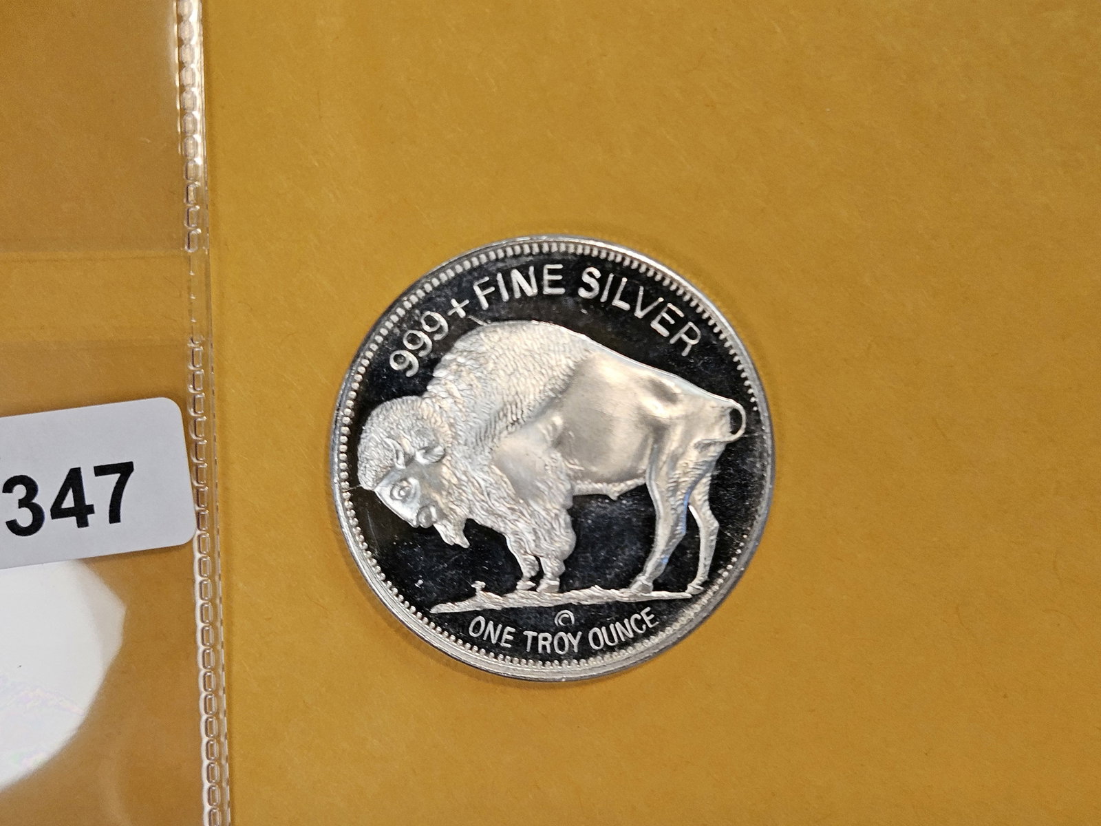 One Troy ounce .999 fine silver art round - 2