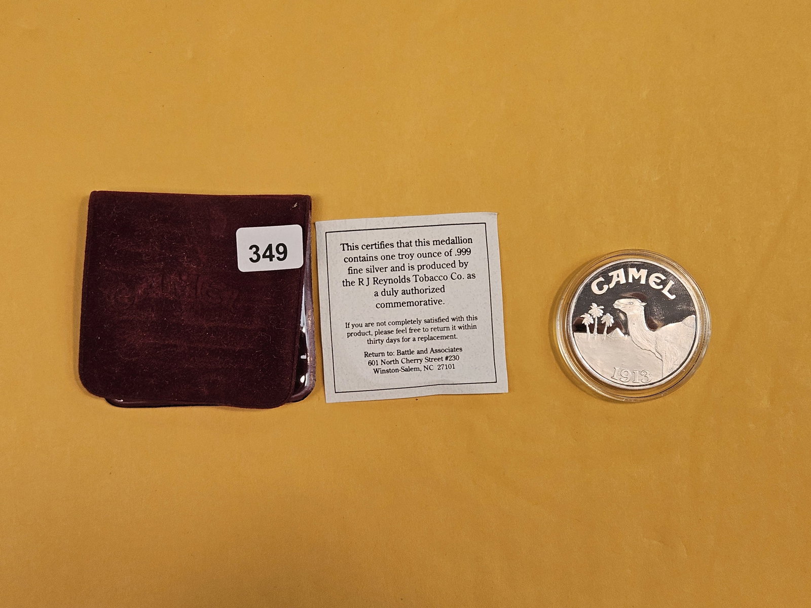 One Troy ounce .999 fine silver art round (1 of 5)