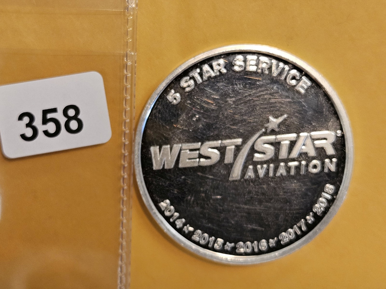 One Troy ounce .999 fine silver art round (1 of 2)