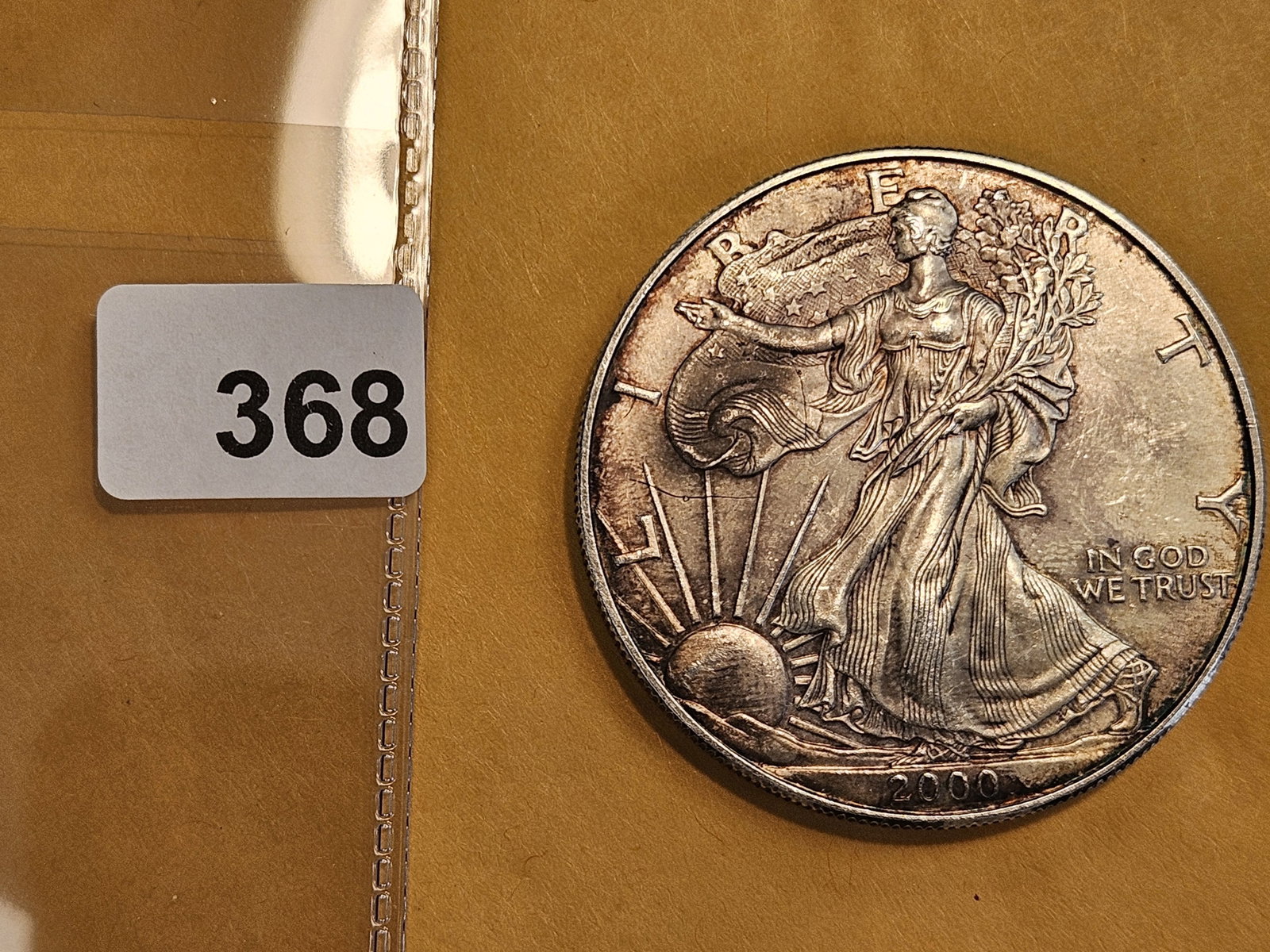 And, last, but not least a 2000 American Silver Eagle: Thanks all for another great auction! Have a blessed night, wonderful week, and we'll see ya'll again next time!