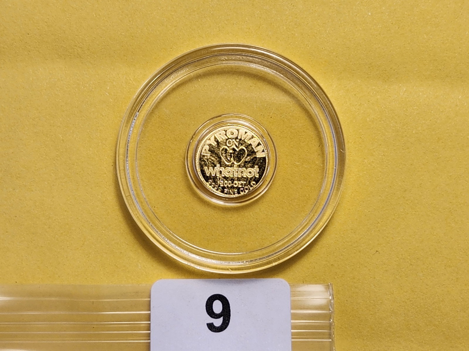 GOLD! GEM Brilliant Uncirculated .9999 Fine Gold Art Round - 3