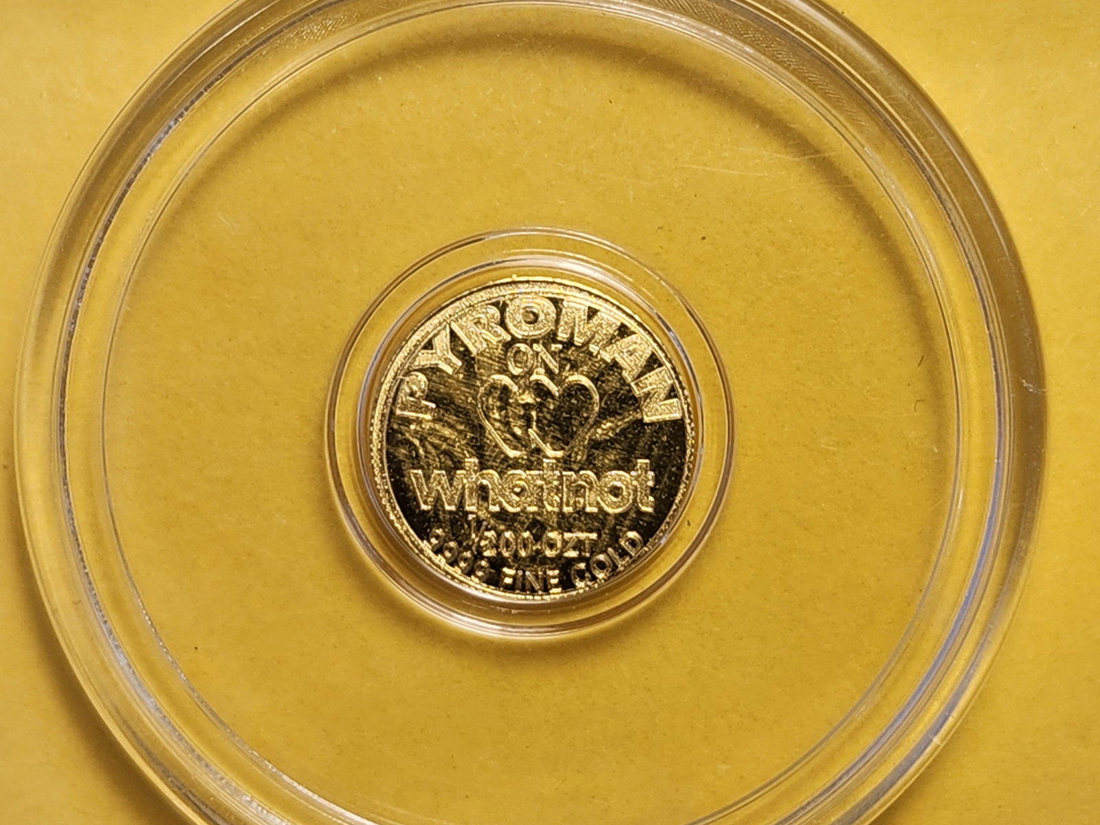 GOLD! GEM Brilliant Uncirculated .9999 Fine Gold Art Round - 4