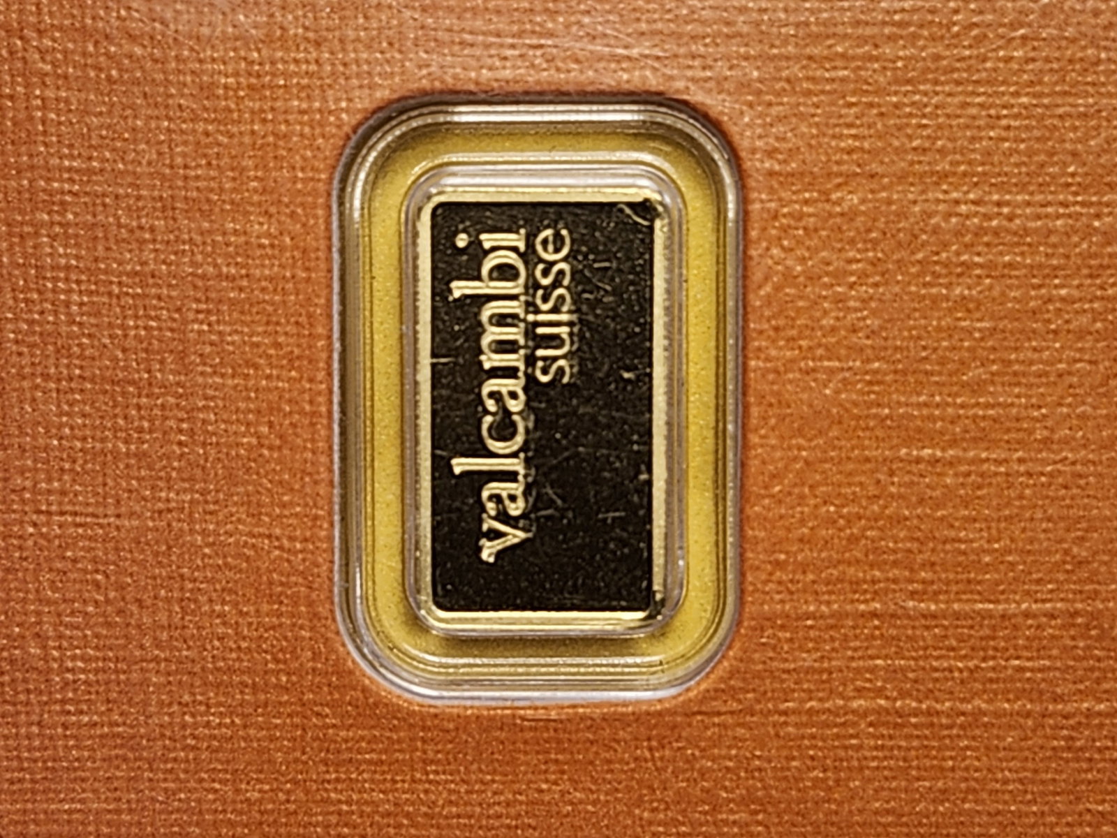 GOLD! Valcambi One Gram .9999 Fine Gold Bar - 4