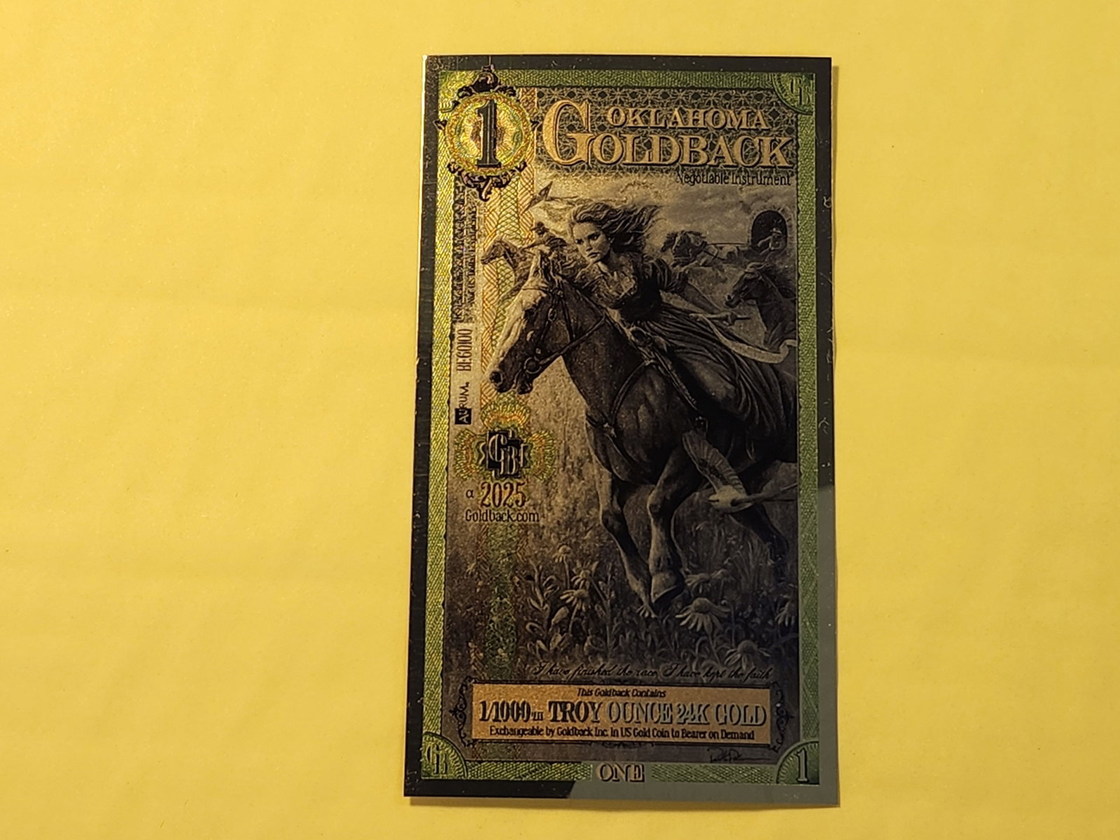 GOLD! $8 Dollars of Brilliant Goldbacks - 4