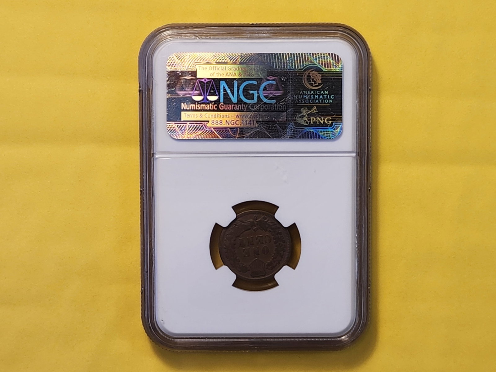 NGC 1908 Indian Head Cent in Very Good - 3