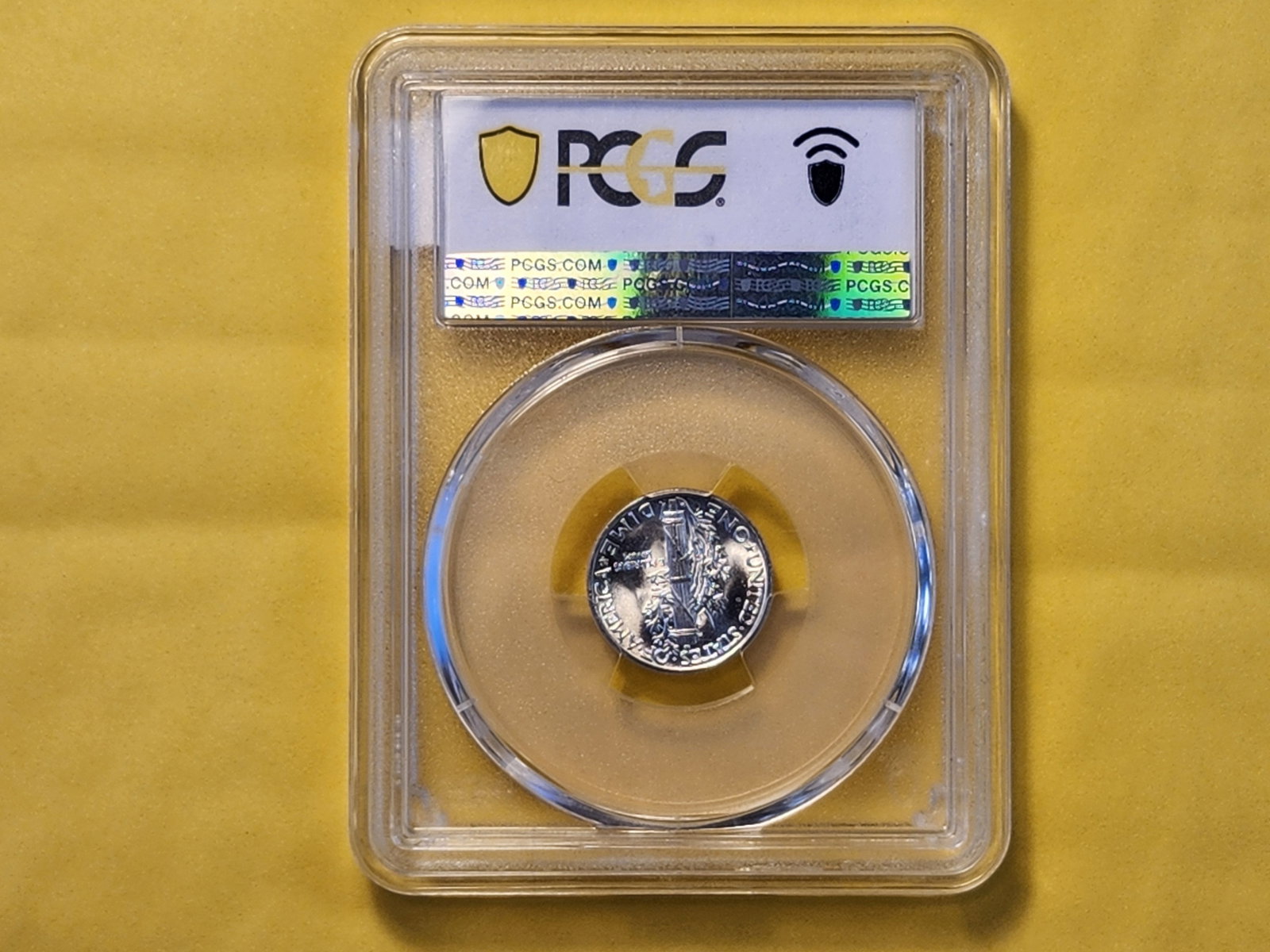 SUPERB GEM! PCGS 1945 Silver Mercury Dime in Mint State 66 - 3