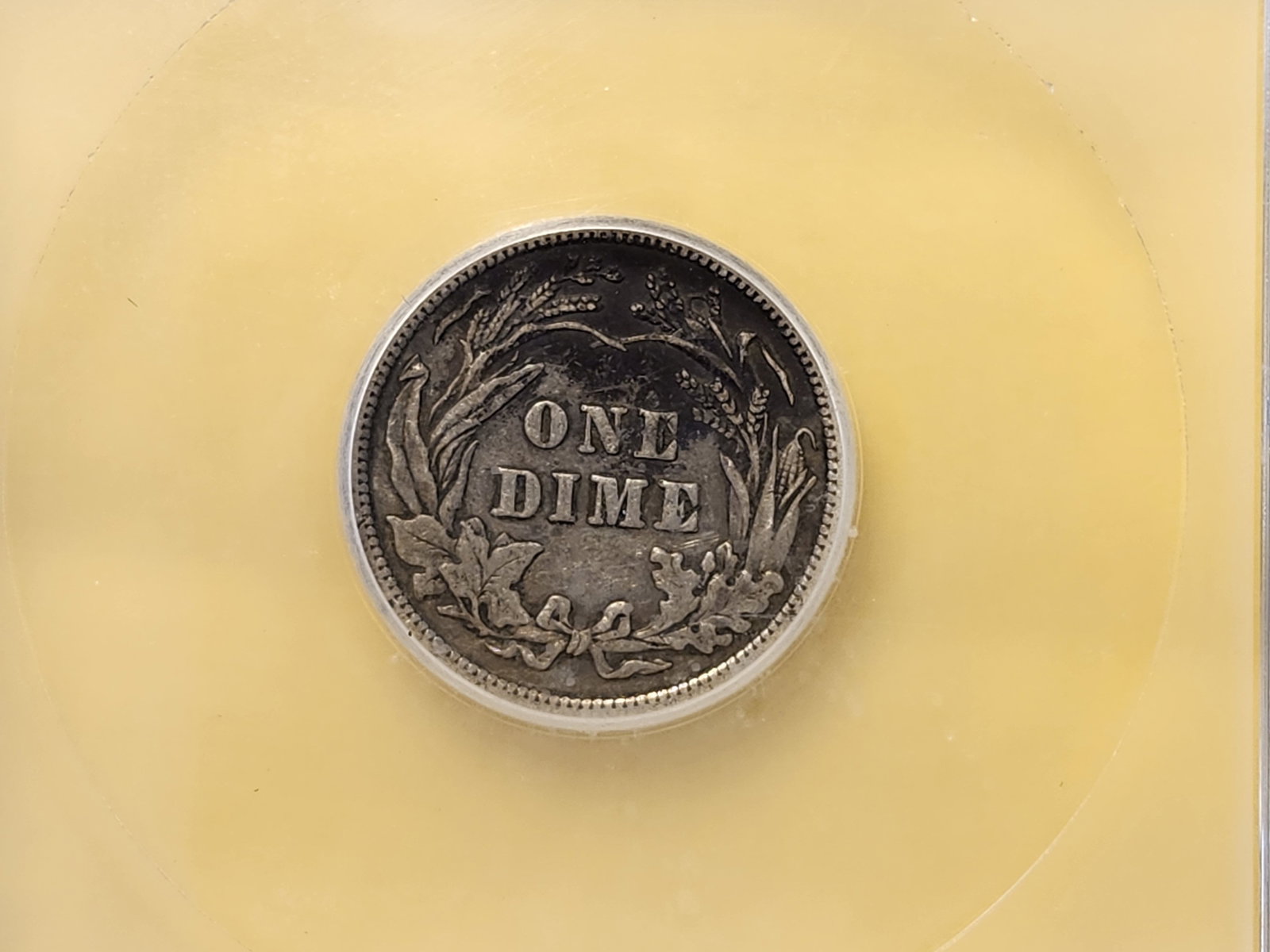 ICG 1916 Silver Barber Dime in Very Fine - 4
