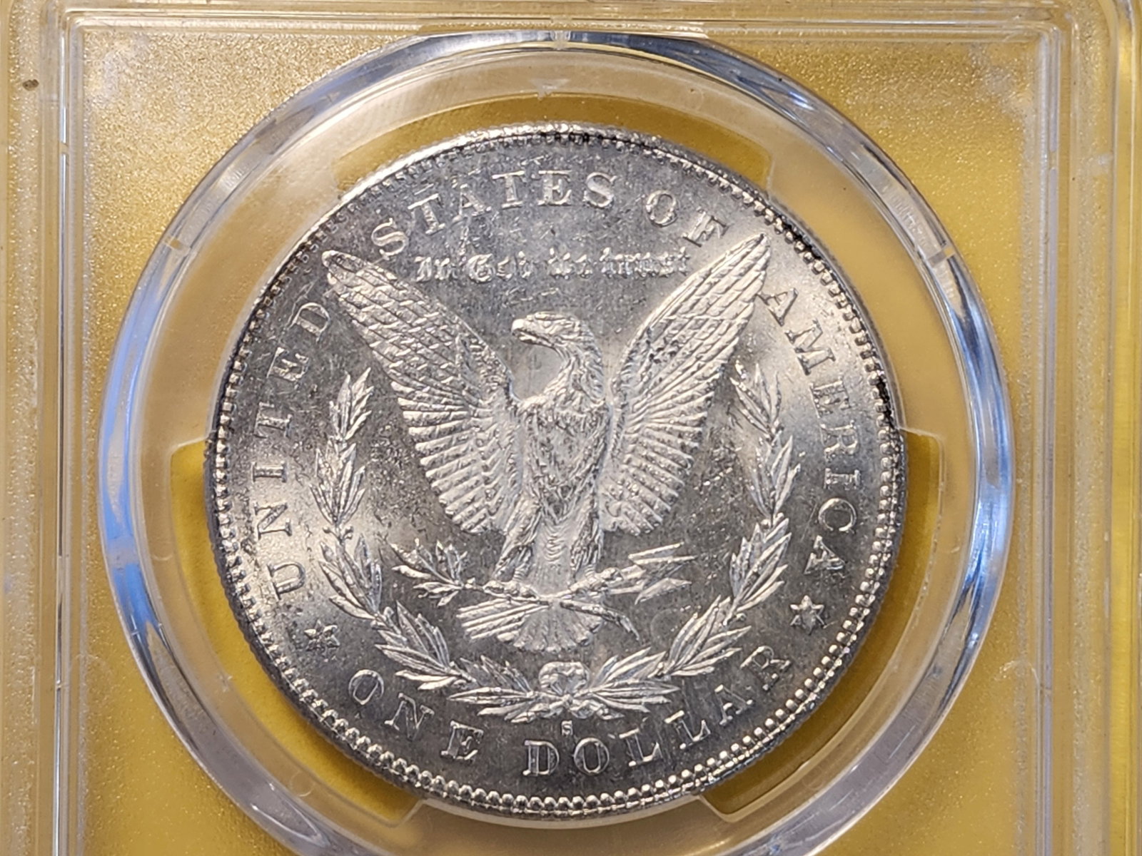 PCGS 1878-S Morgan Silver Dollar in Mint State 63 - 4