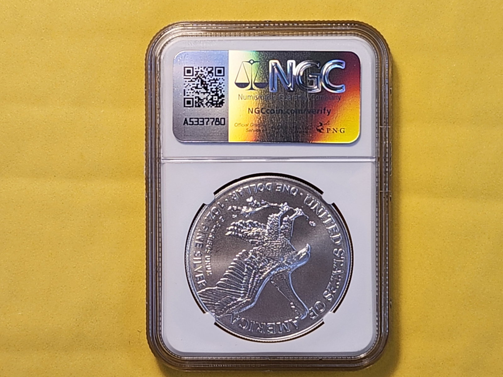 SUPERB GEM! NGC 2025 American Silver Eagle in Mint State 69 - 3