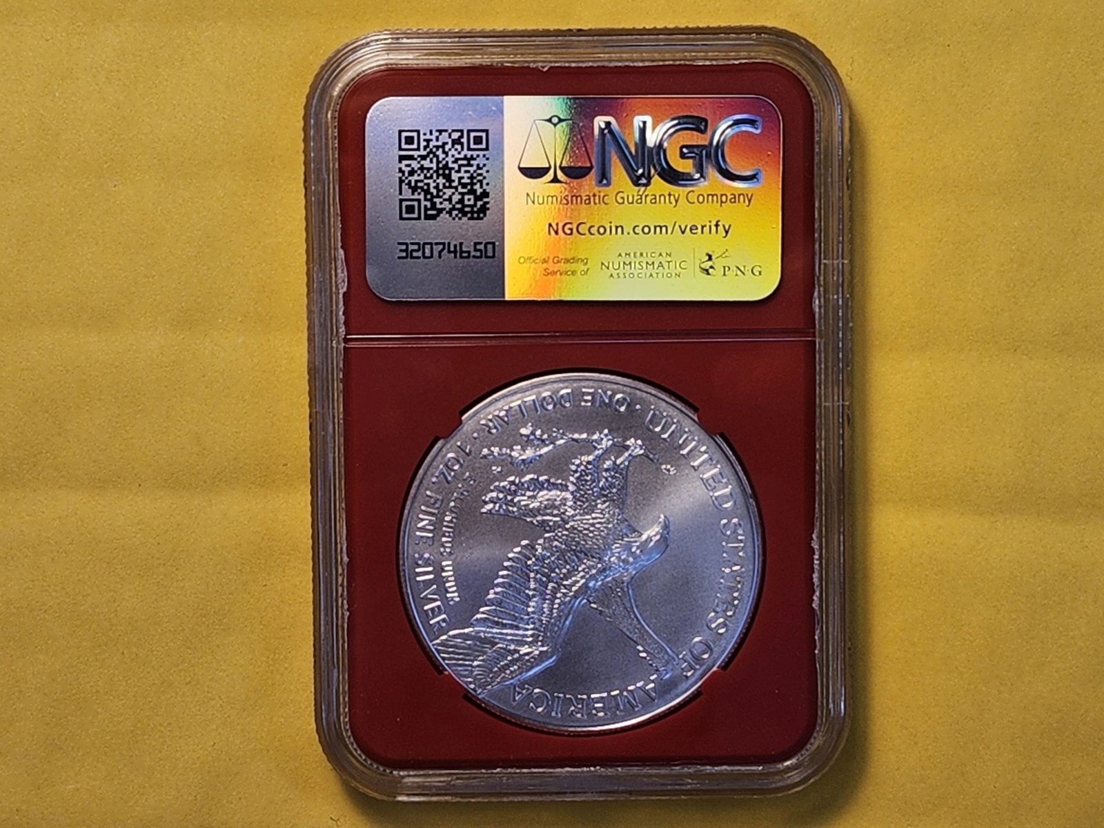 PERFECT! NGC 2025 American Silver Eagle in Mint State 70 - 3