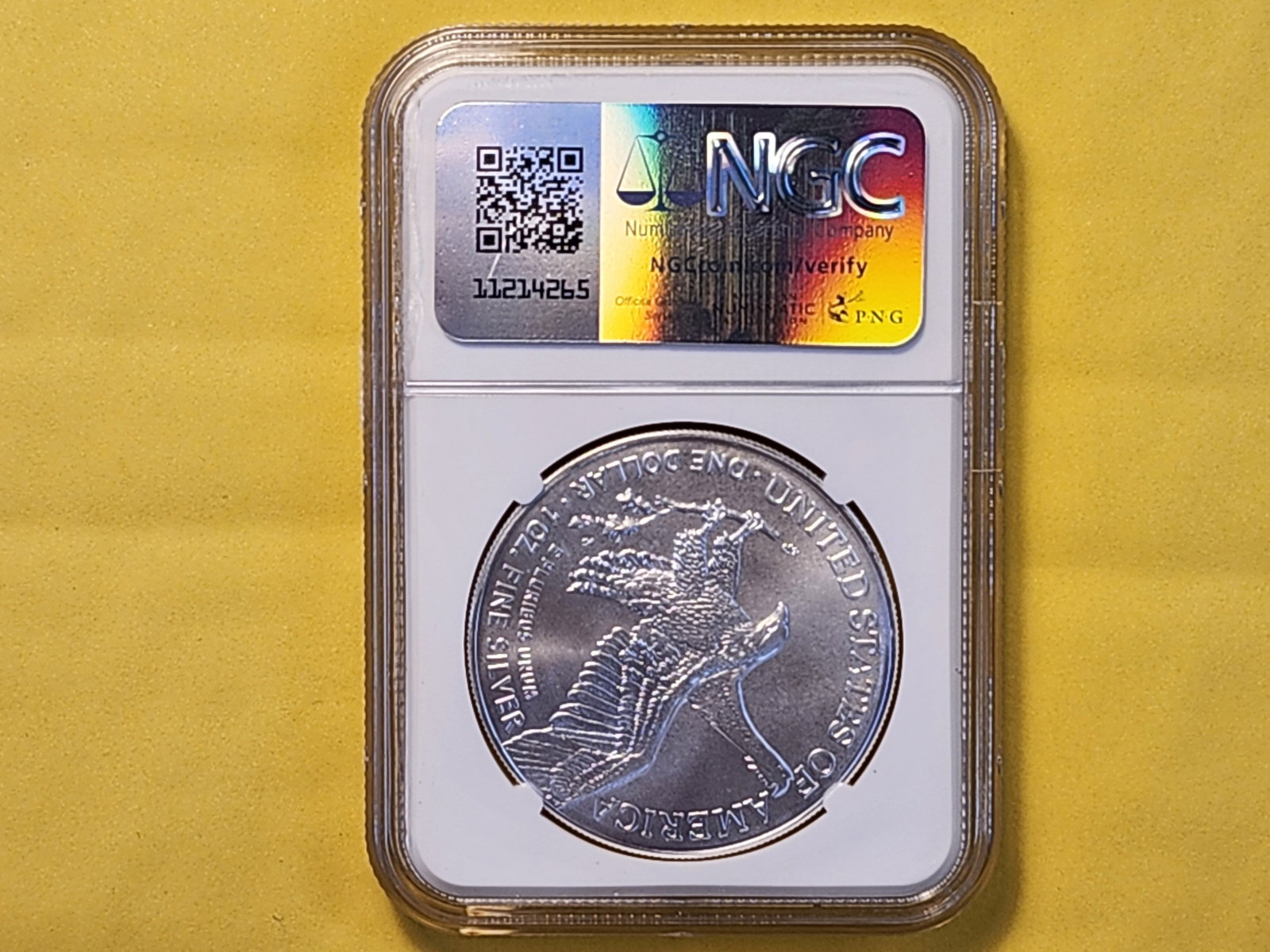 SUPERB GEM! NGC 2025 American Silver Eagle in Mint State 69 - 3
