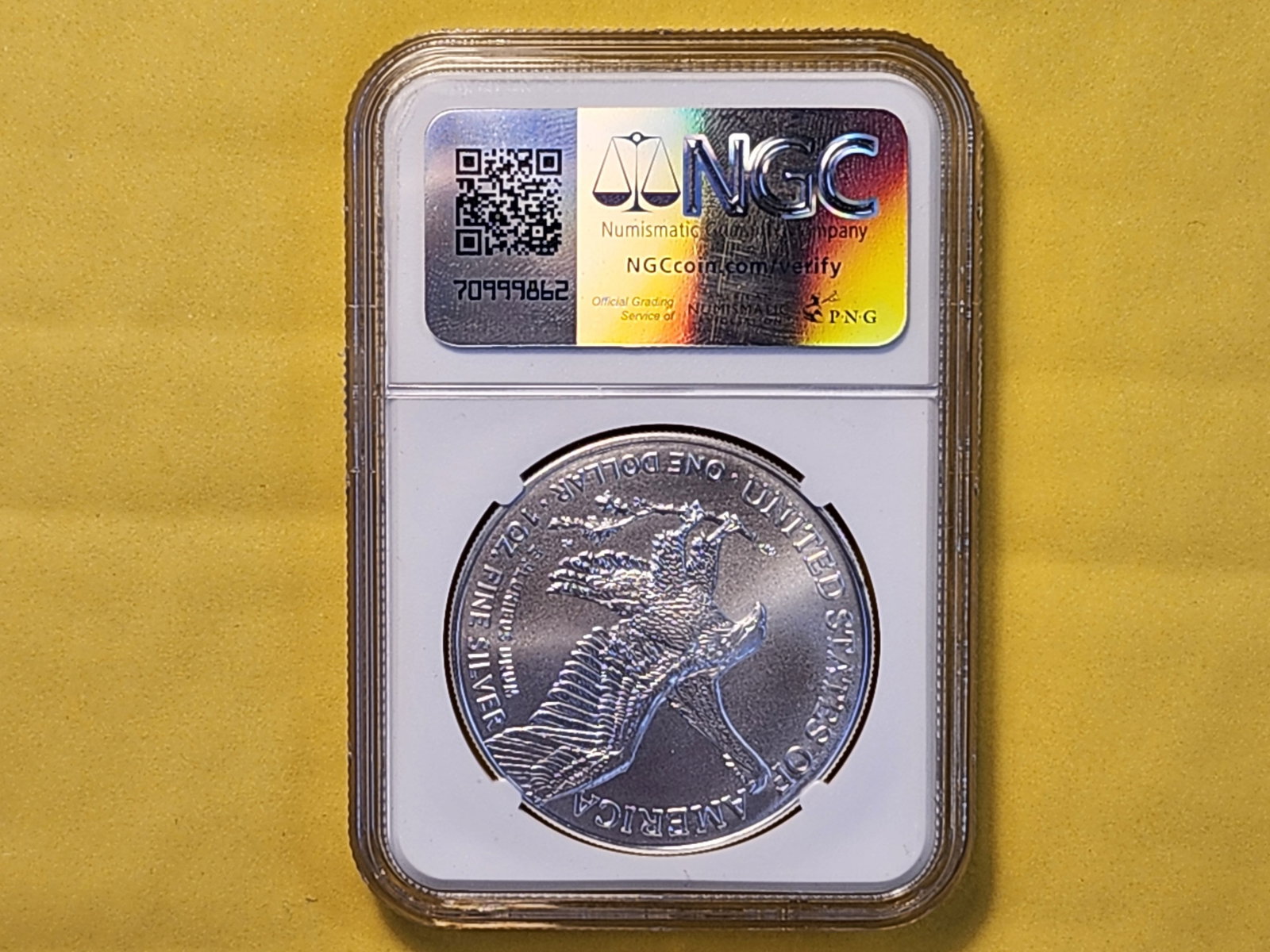 SUPERB GEM! NGC 2025 American Silver Eagle in Mint State 69 - 3
