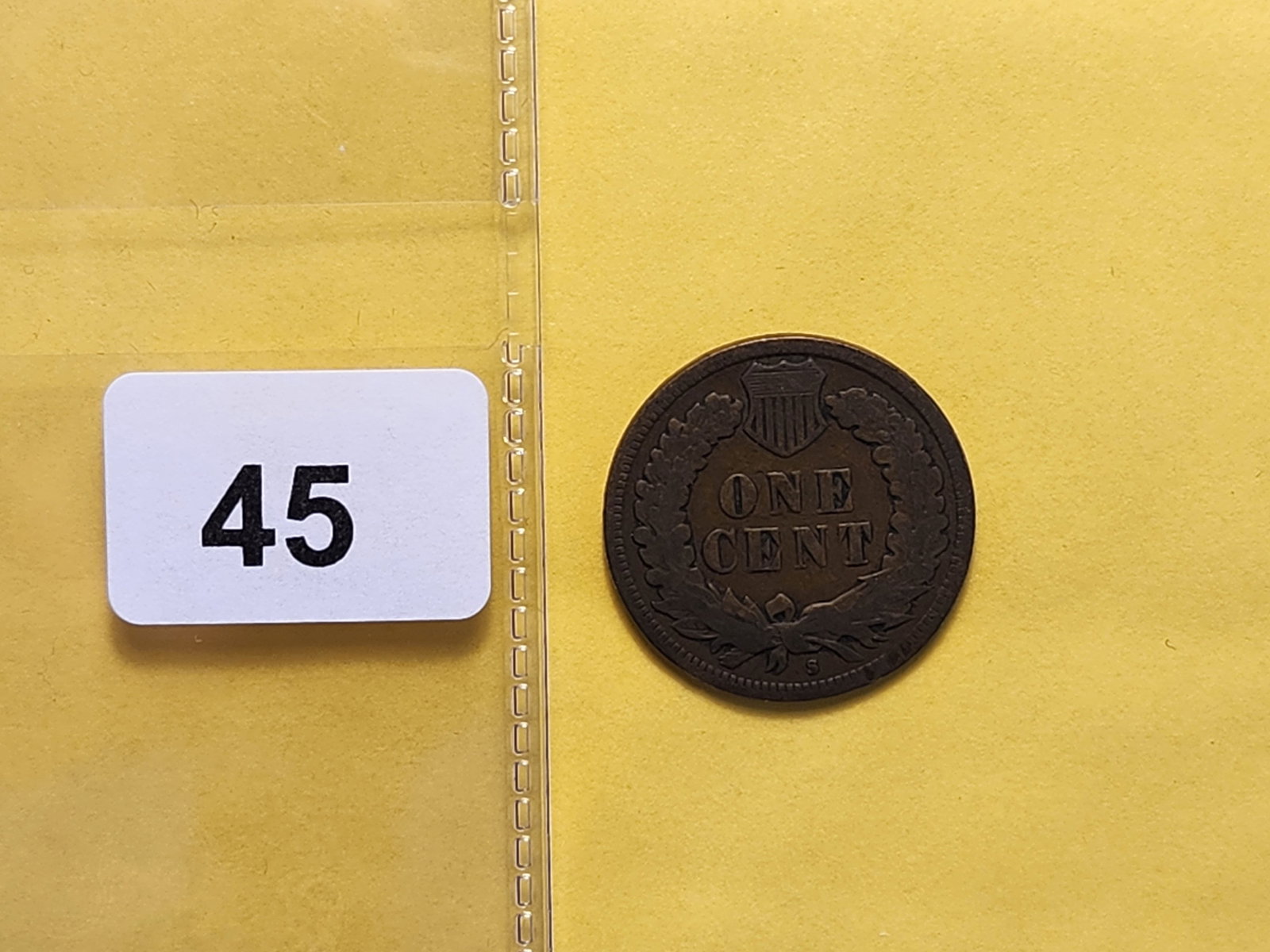 SEMI-KEY DATE! 1908-S Indian Head Cent in Very Good - 3