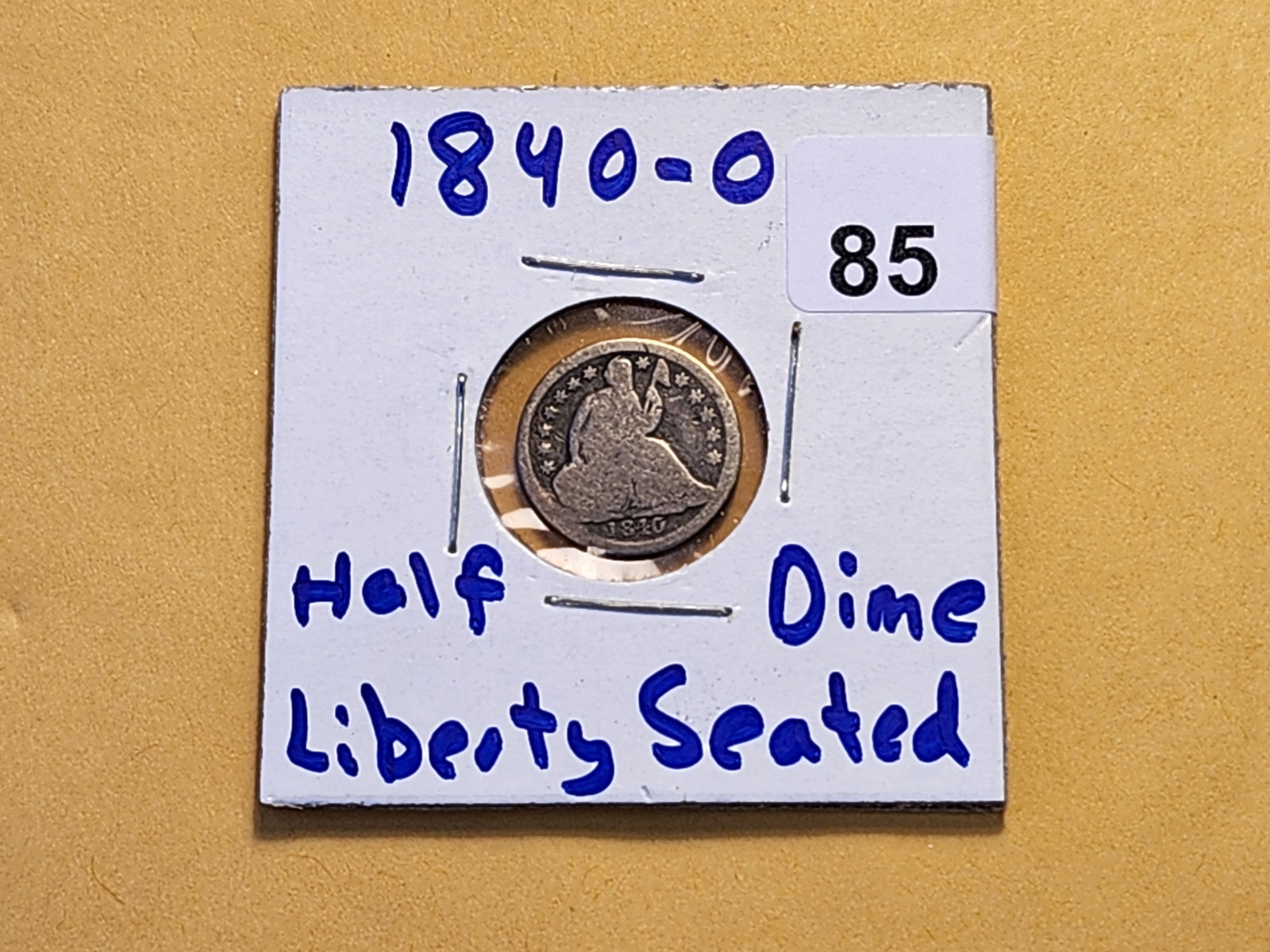 SEMI-KEY DATE! 1840-O Seated Liberty Half Dime - 2