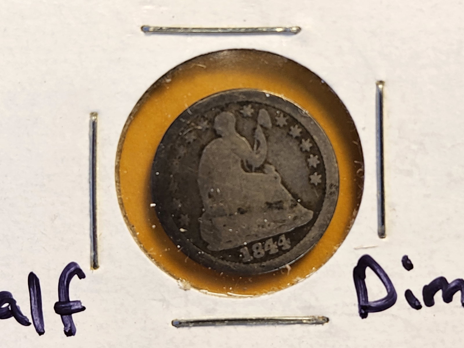 Three Seated Liberty Half Dimes - 2