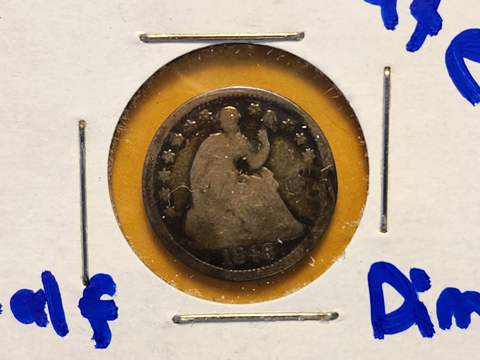 Two Seated Liberty Half Dimes - 3
