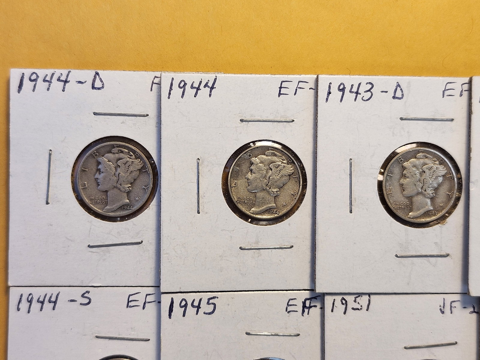 Ten Assorted Silver Dimes - 2