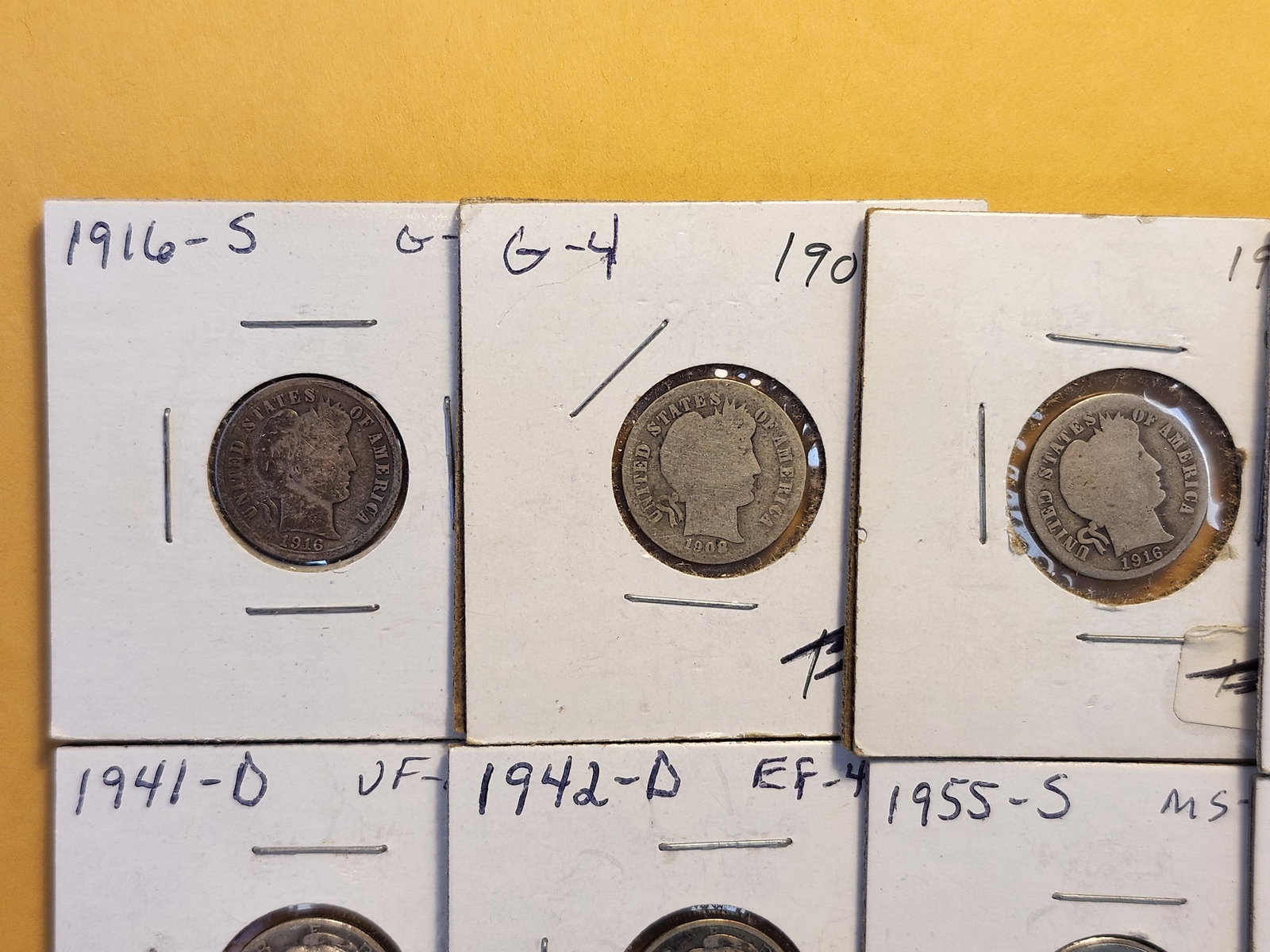 Ten Assorted Silver Dimes - 2